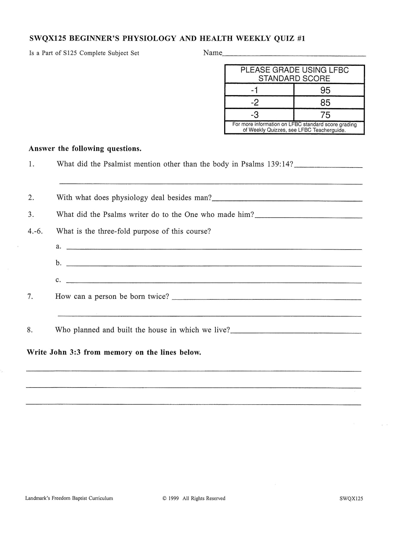 Science Grade 05 - Beginner's Physiology & Health