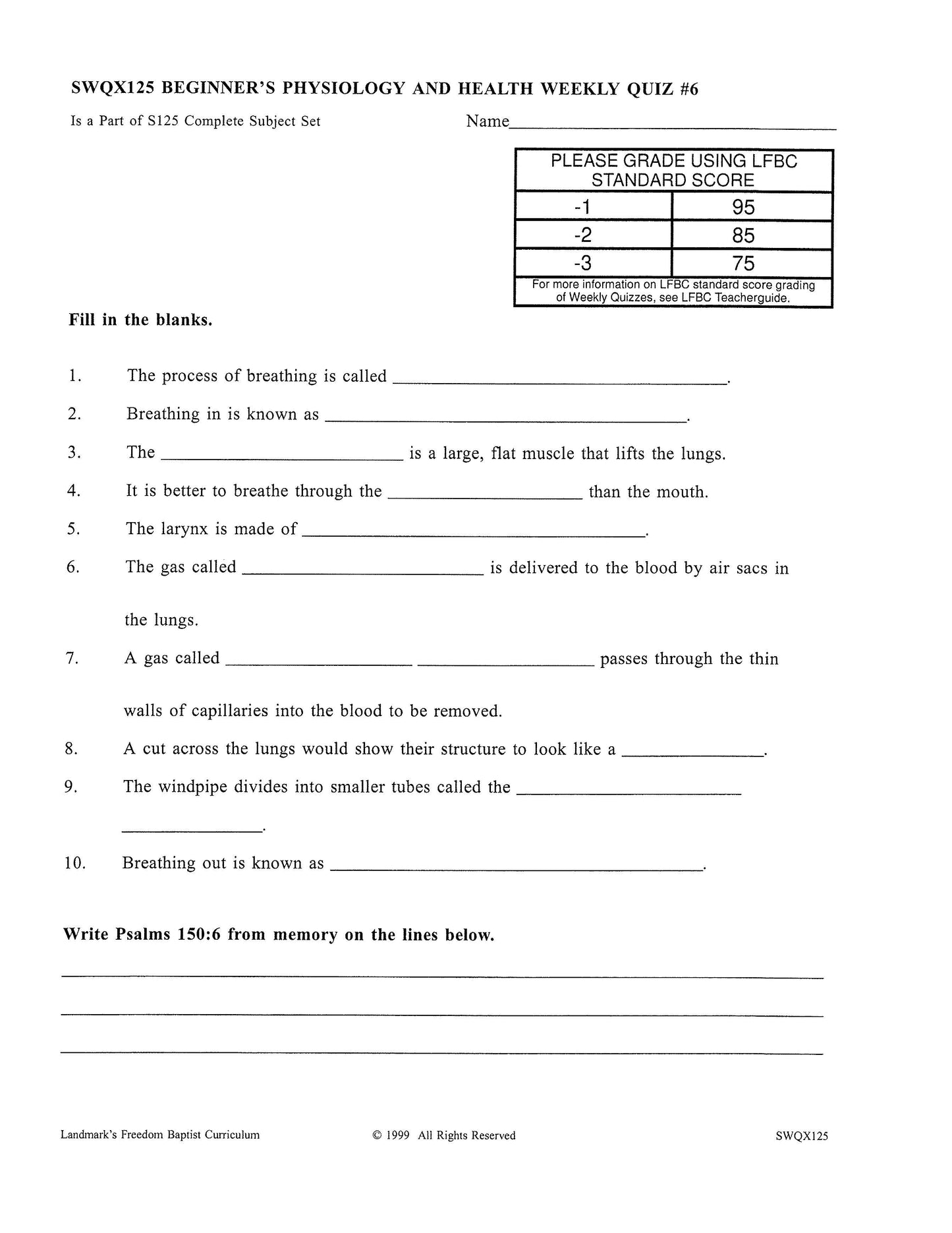 Science Grade 05 - Beginner's Physiology & Health