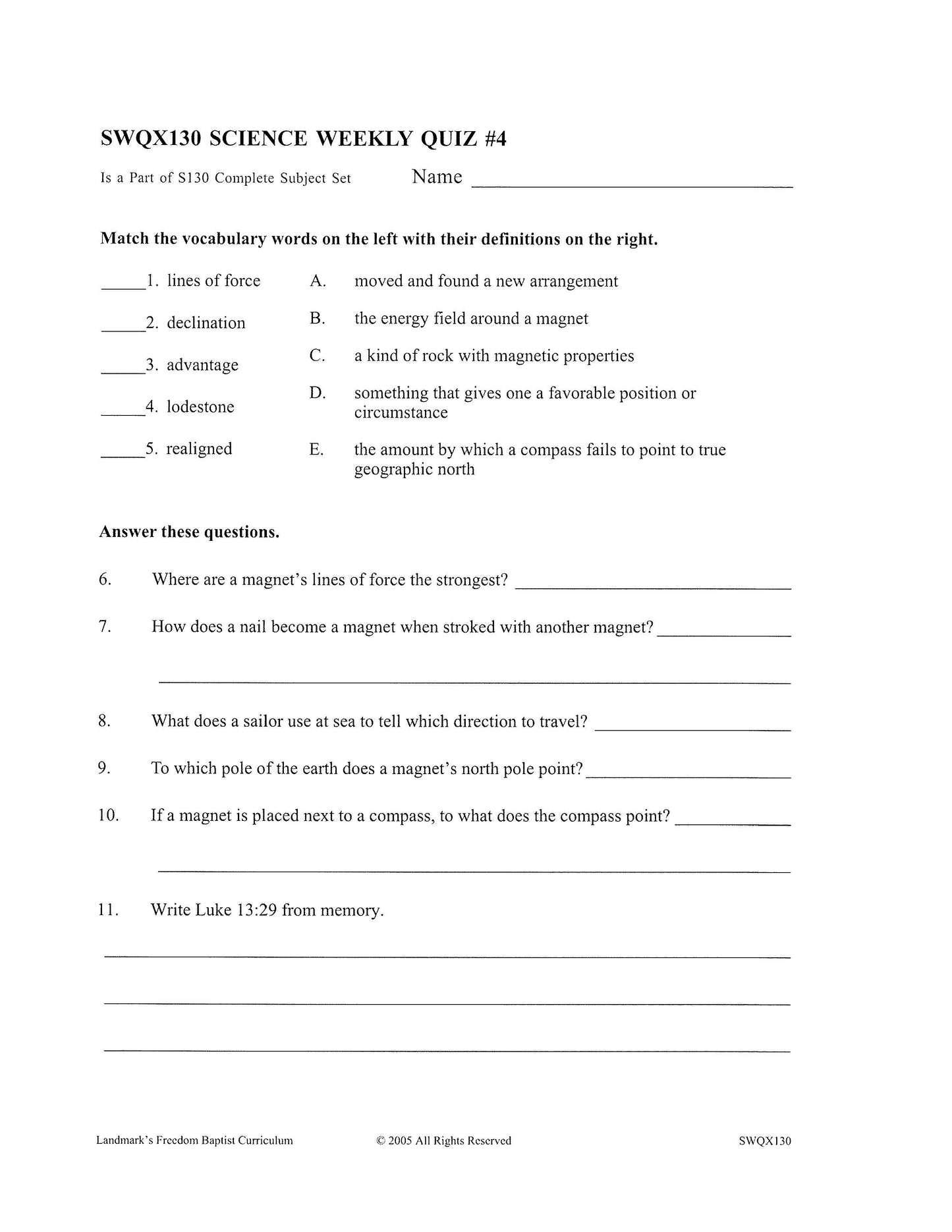 Science Grade 06 - Earth Science