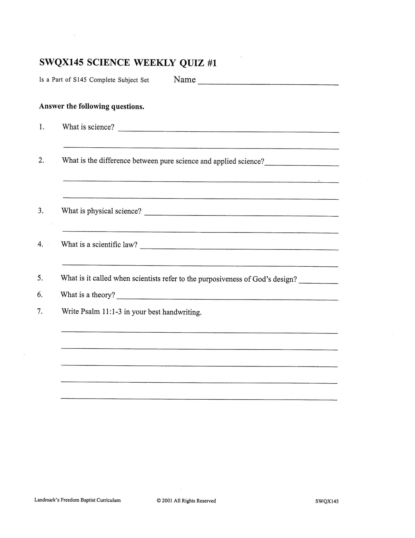 Science Grade 09 - Physical Science