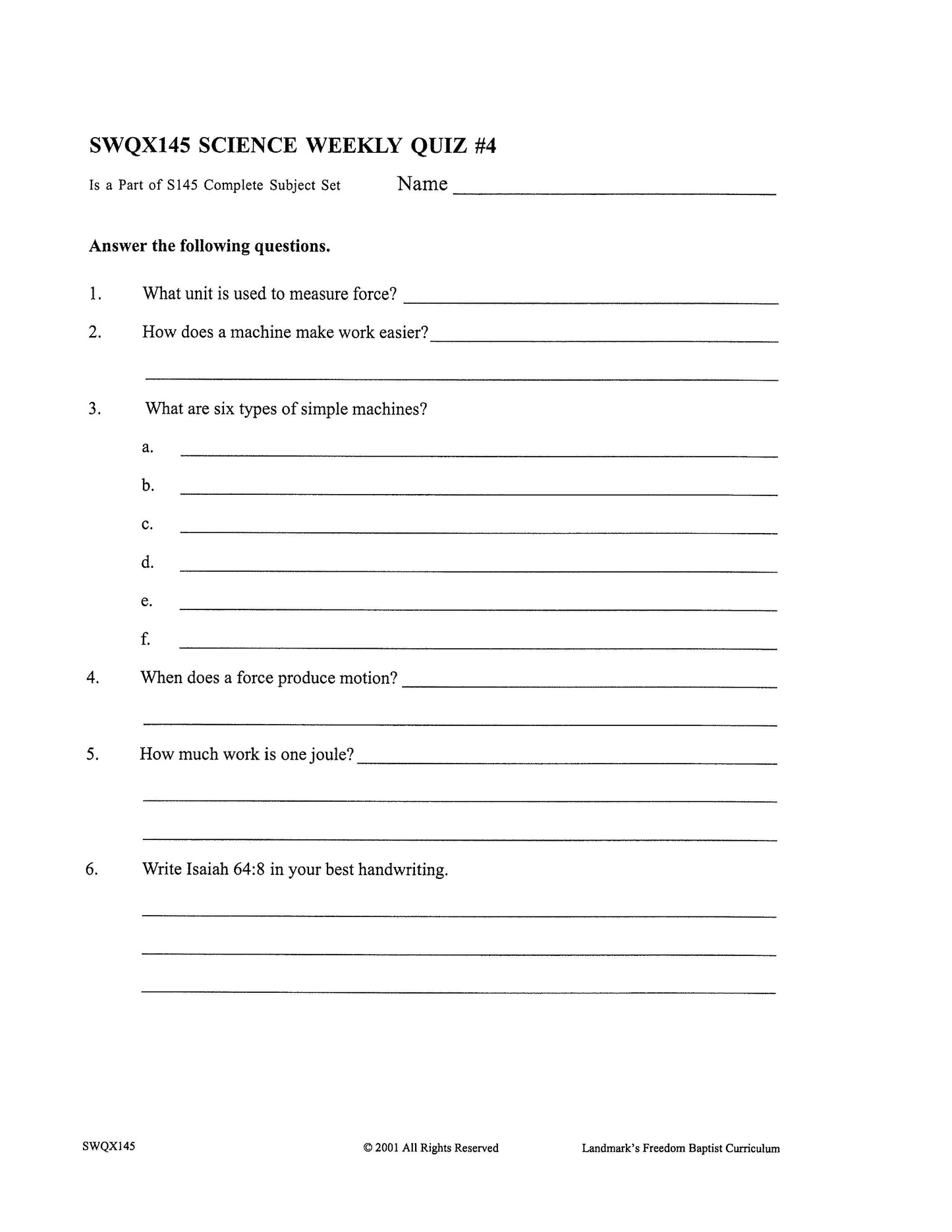 Science Grade 09 - Physical Science