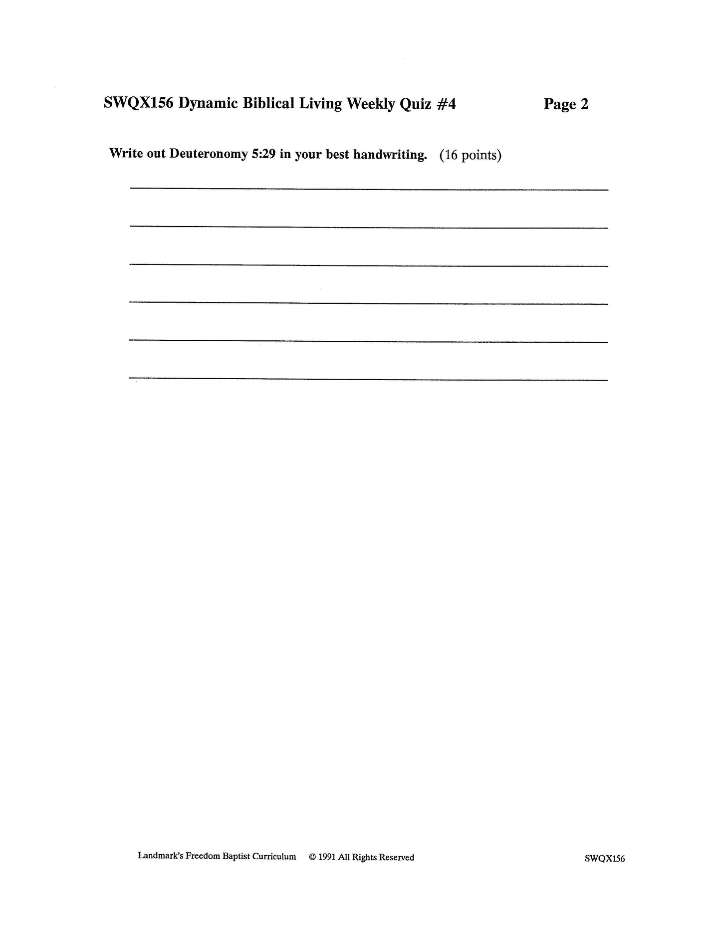 Science Grade 11 - Health & Dynamic Biblical Living