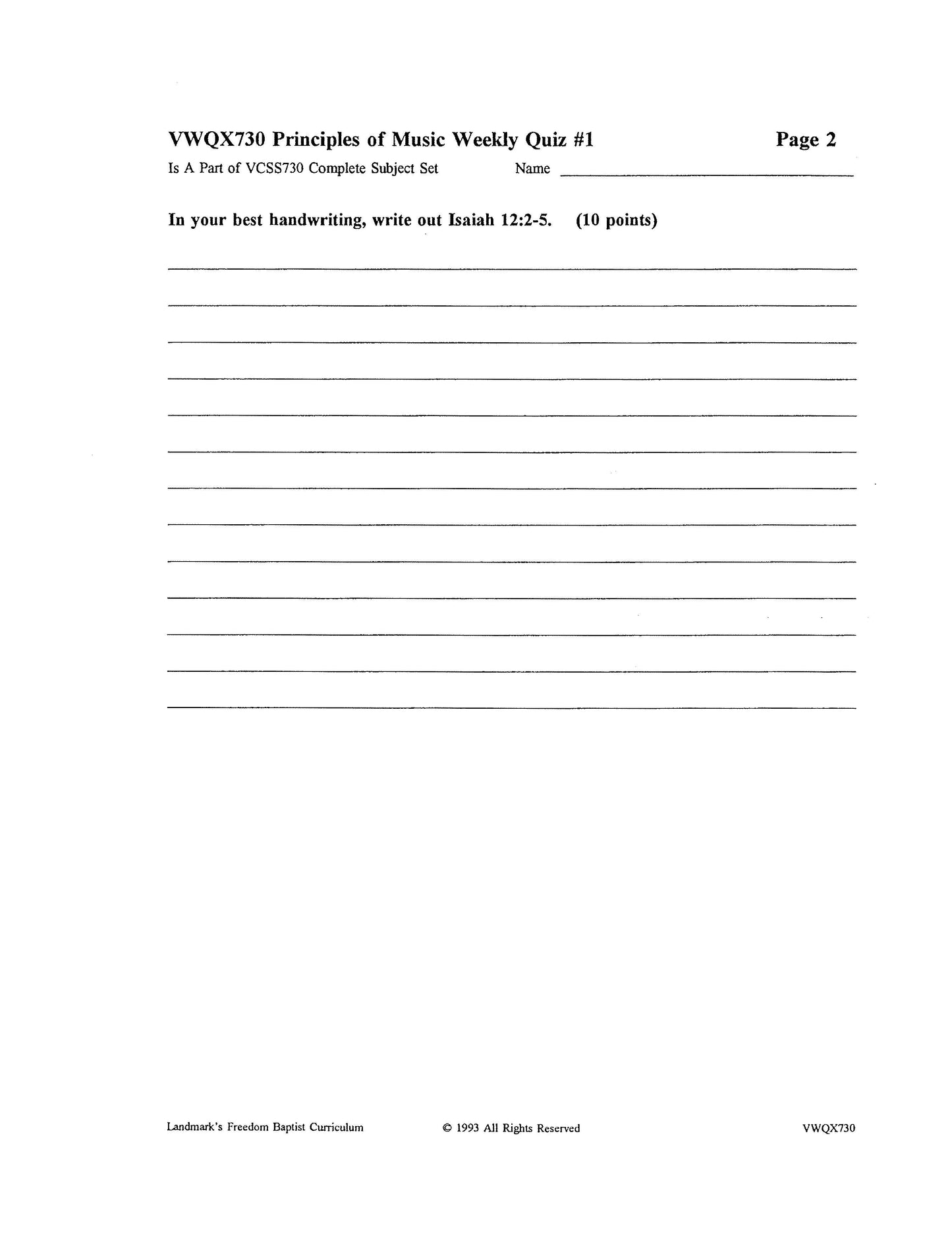 Principles of Music