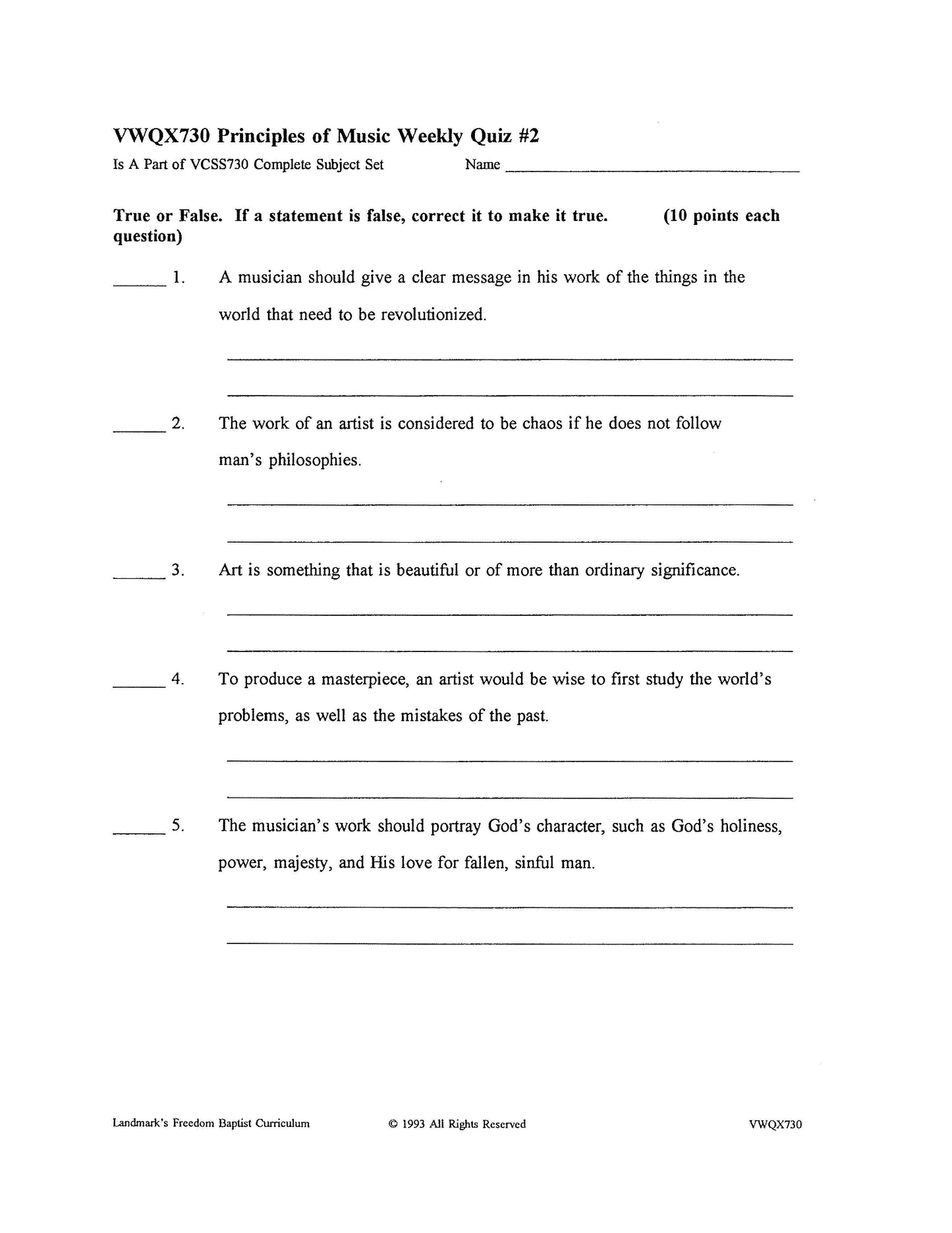 Principles of Music