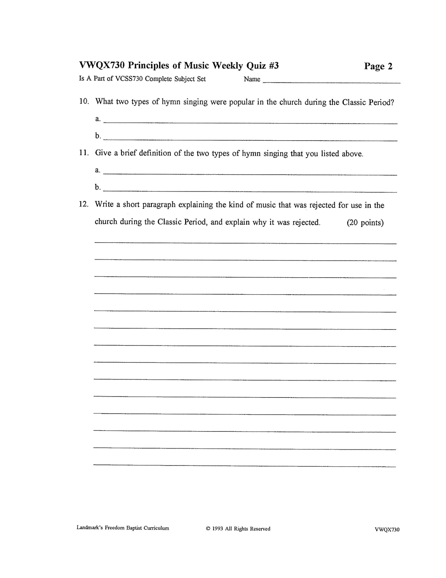 Principles of Music