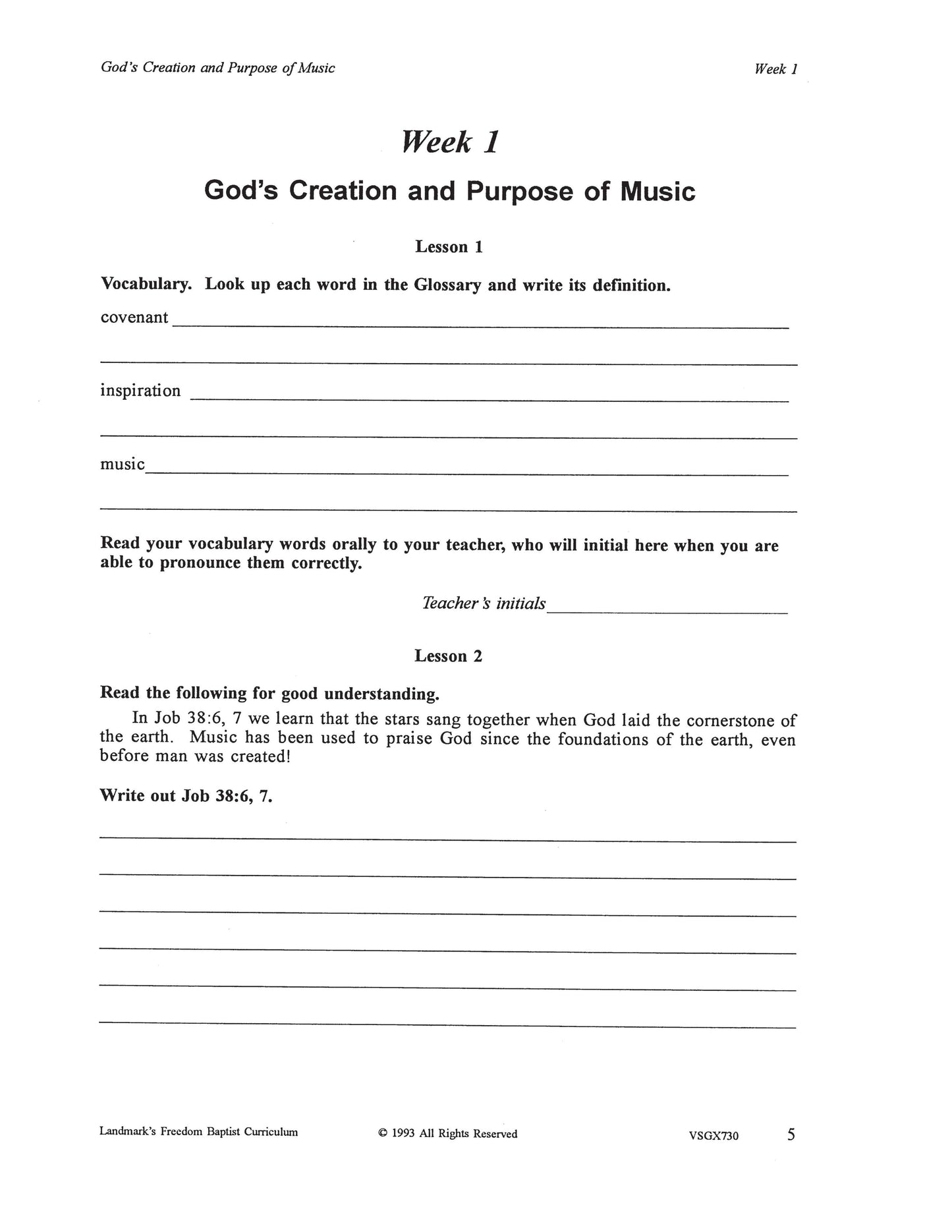 Principles of Music