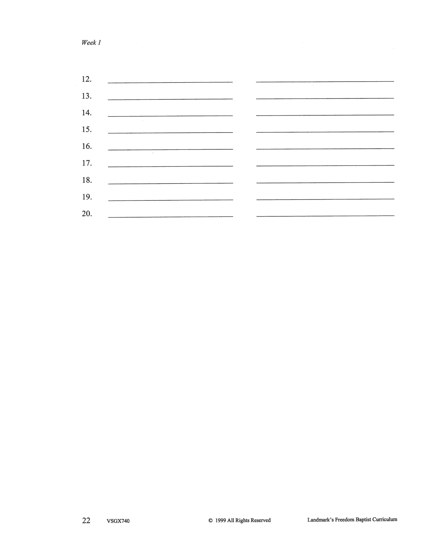 Spanish I