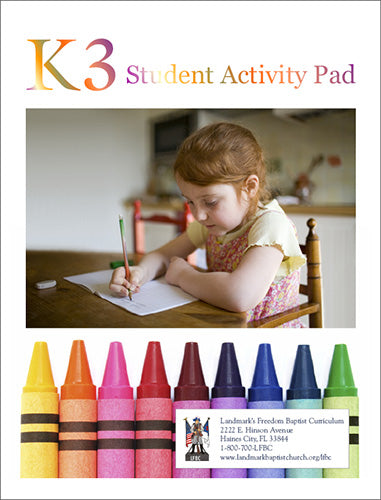 K3 Student Kit – Landmark's Freedom Baptist Curriculum