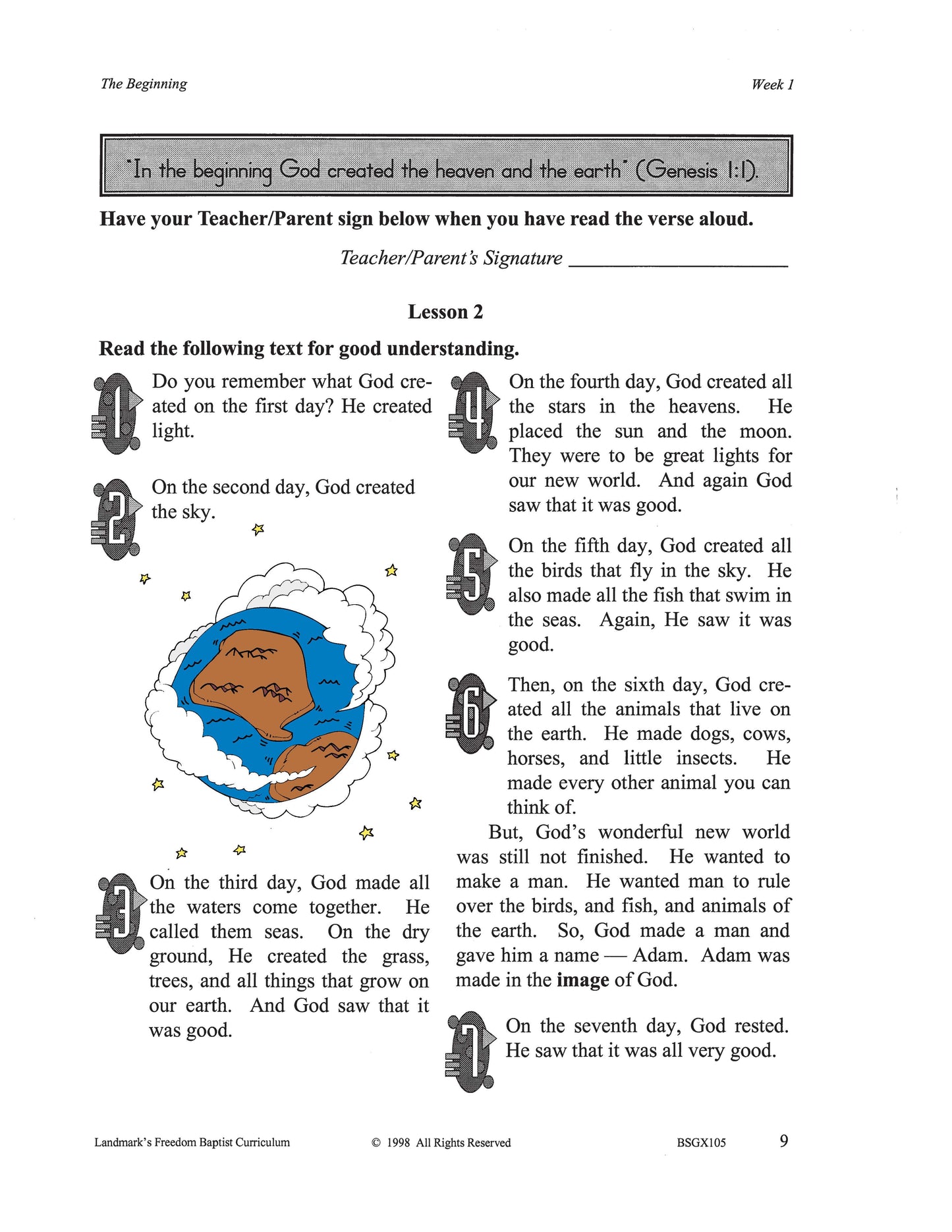 Bible Grade 01 - Old Testament Characters