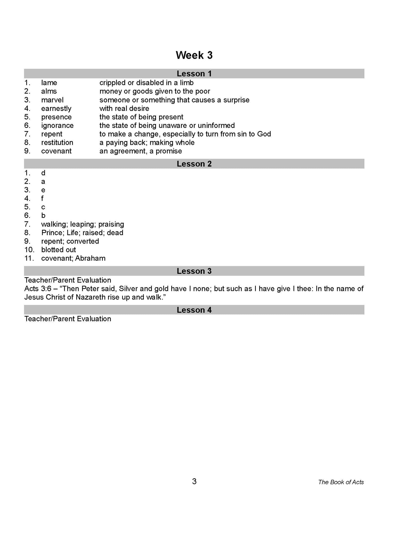 Bible Grade 05 - The Book of Acts