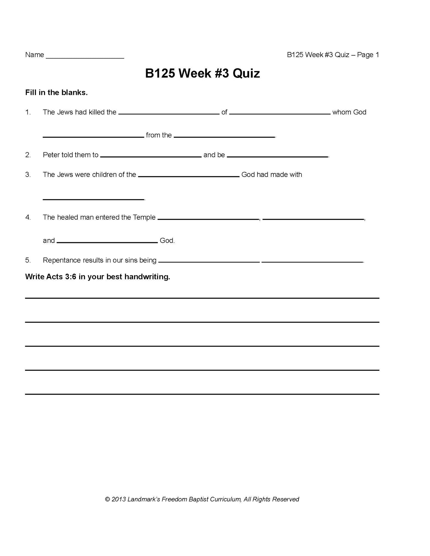 Bible Grade 05 - The Book of Acts