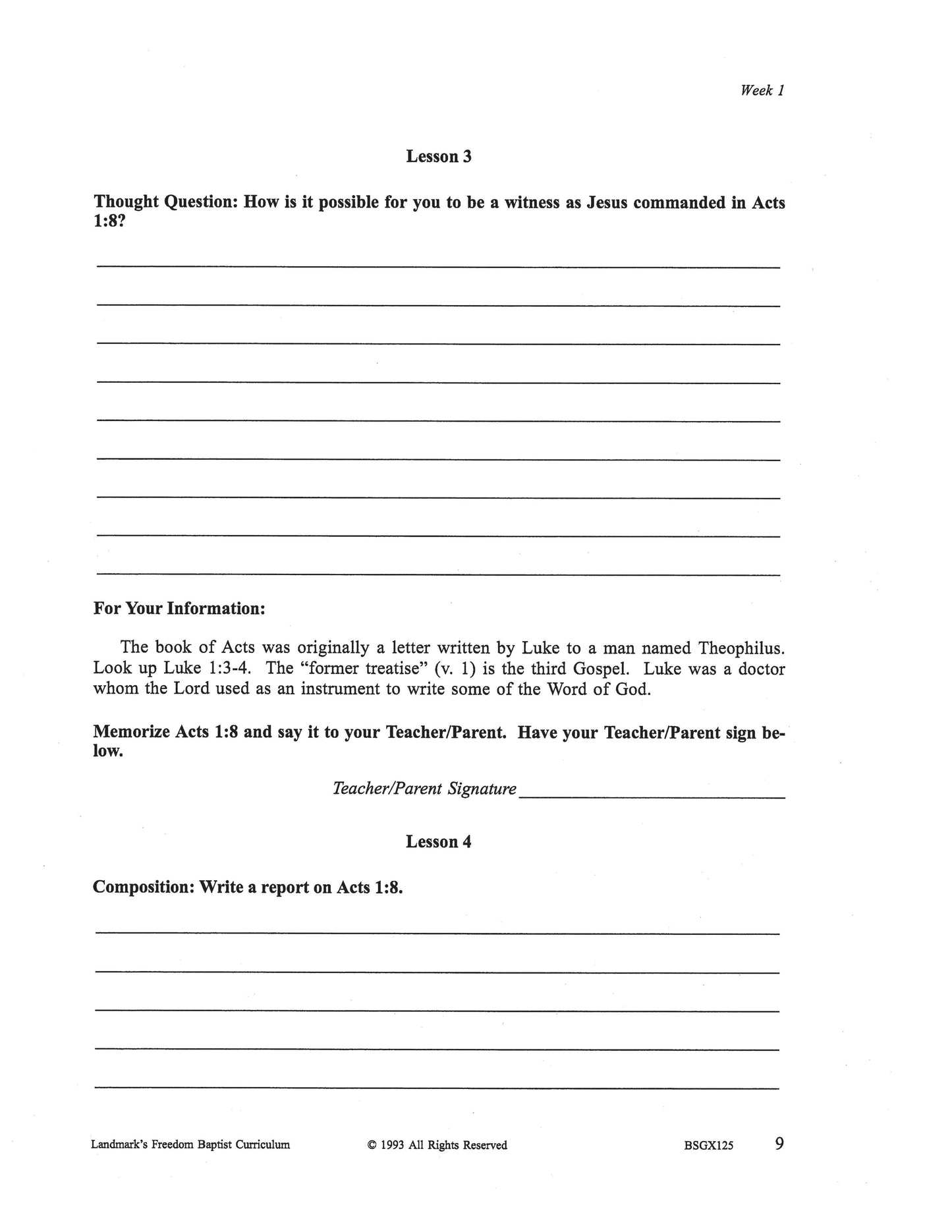 Bible Grade 05 - The Book of Acts