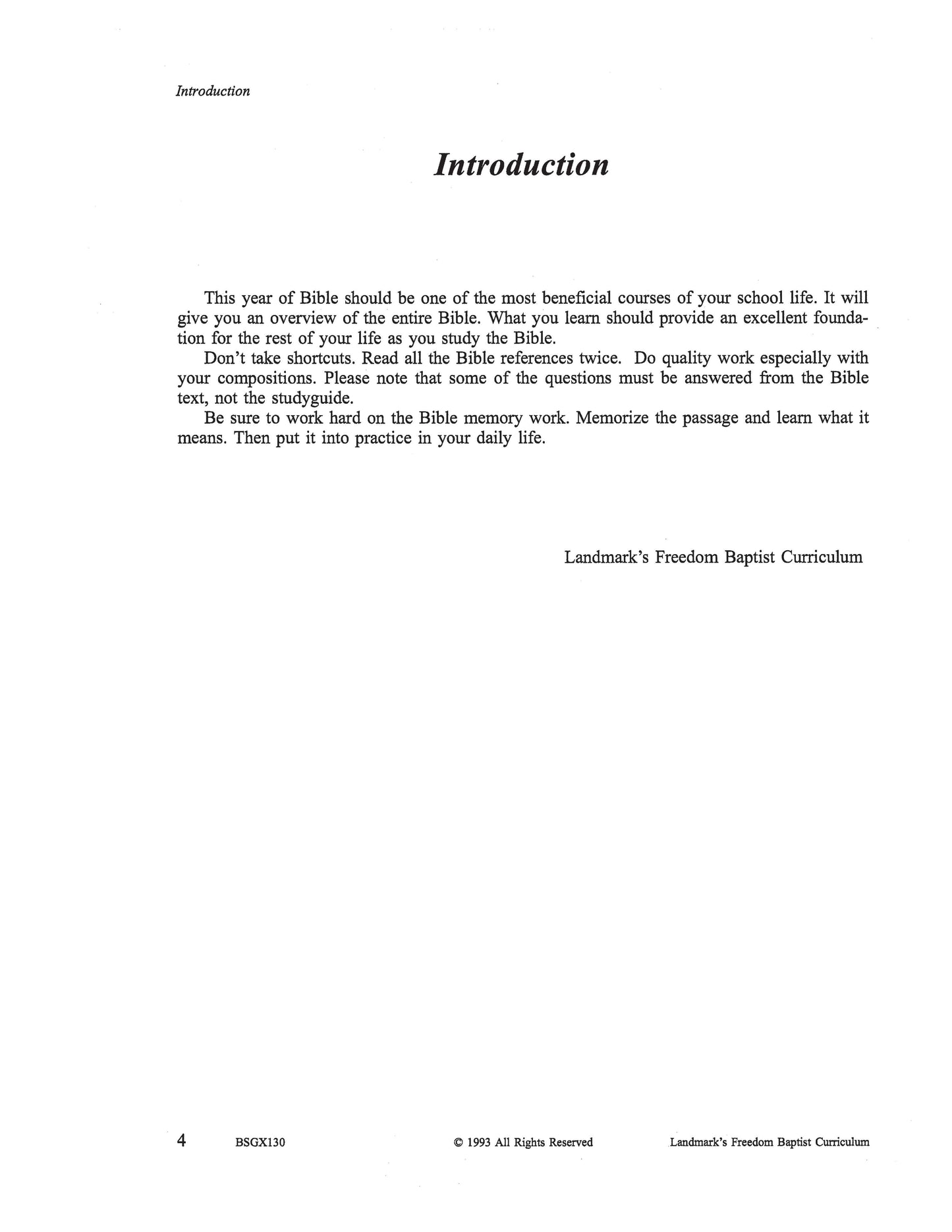 Bible Grade 06 - Bible Survey - Book by Book