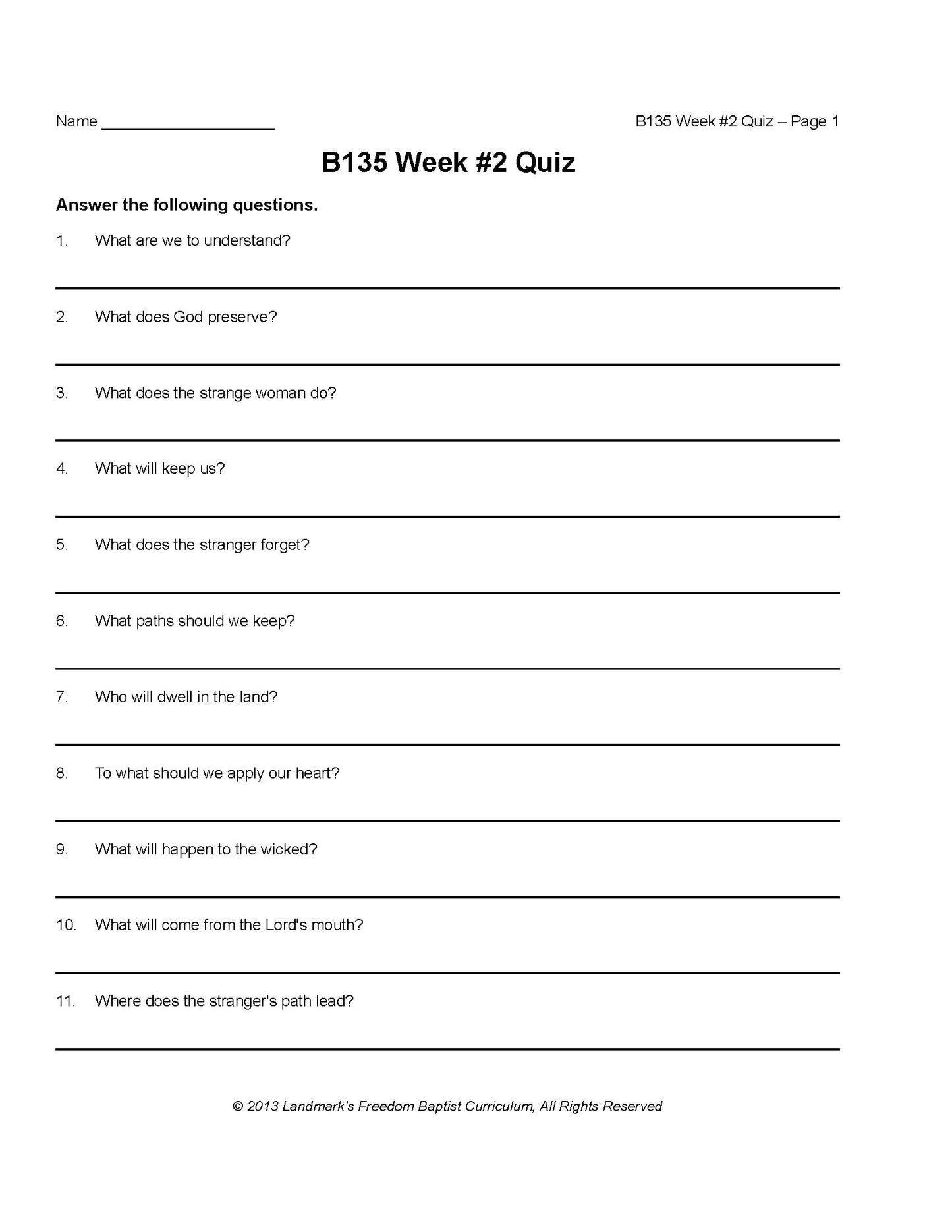 Bible Grade 07 - Book of Proverbs