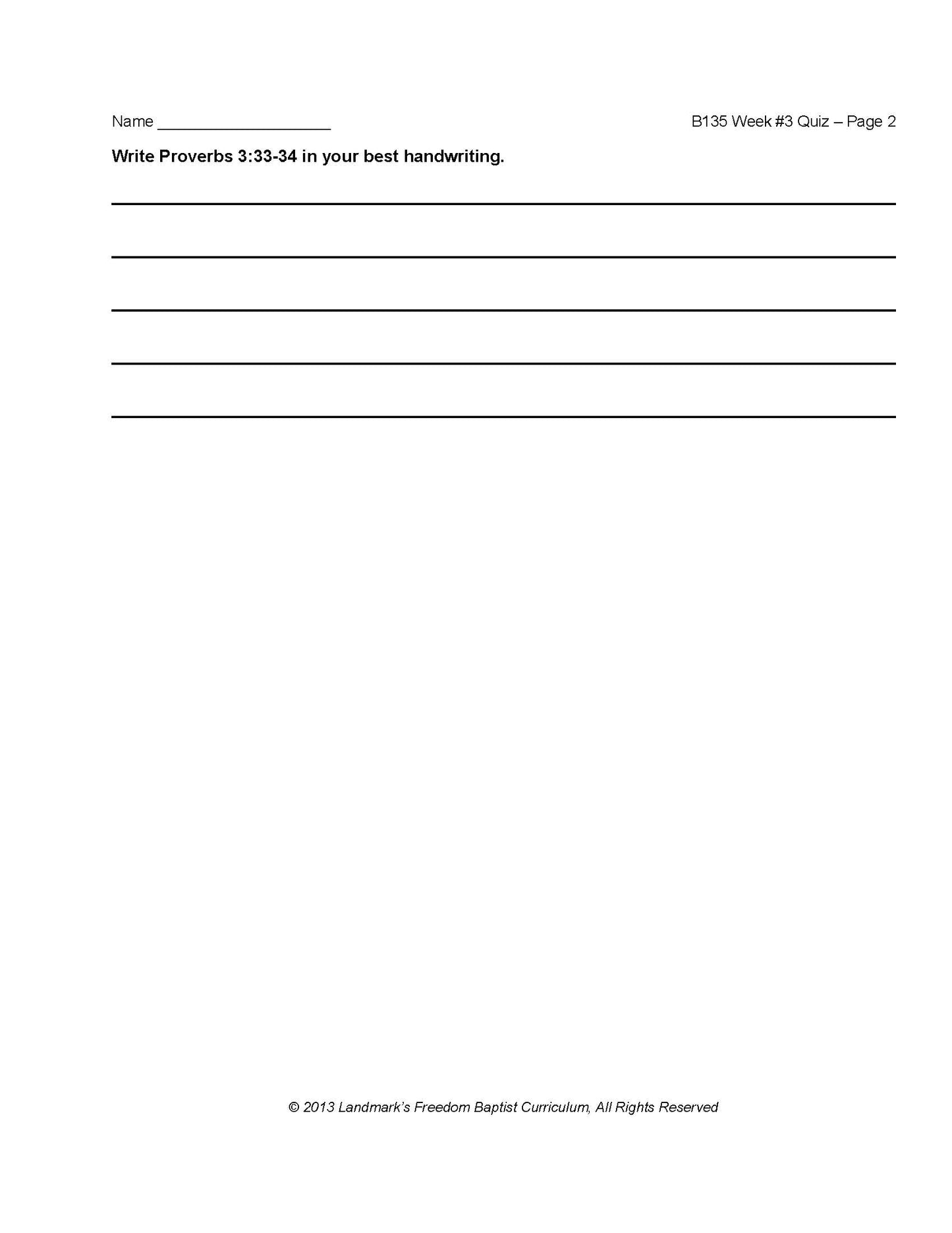 Bible Grade 07 - Book of Proverbs