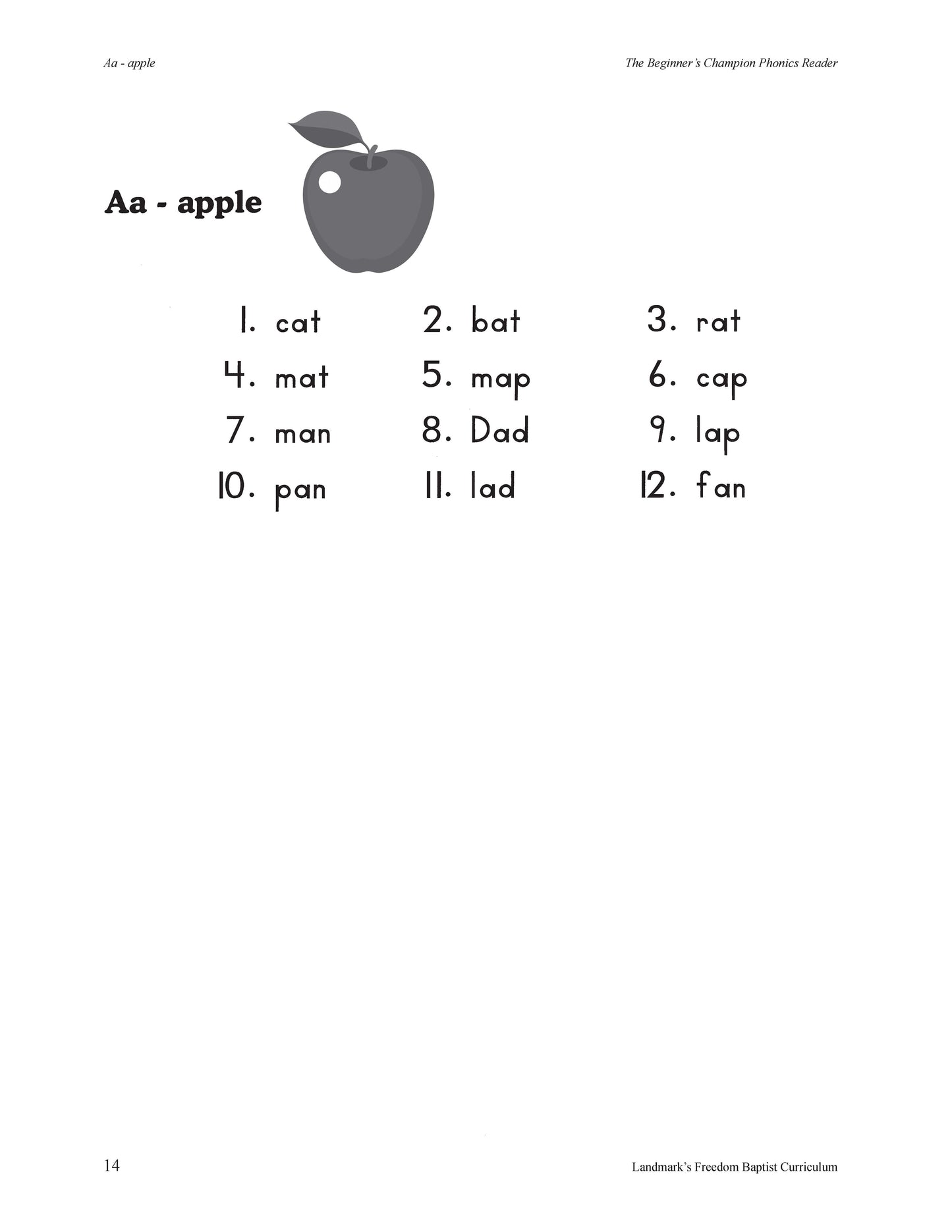 Beginner's Champion Phonics Reader