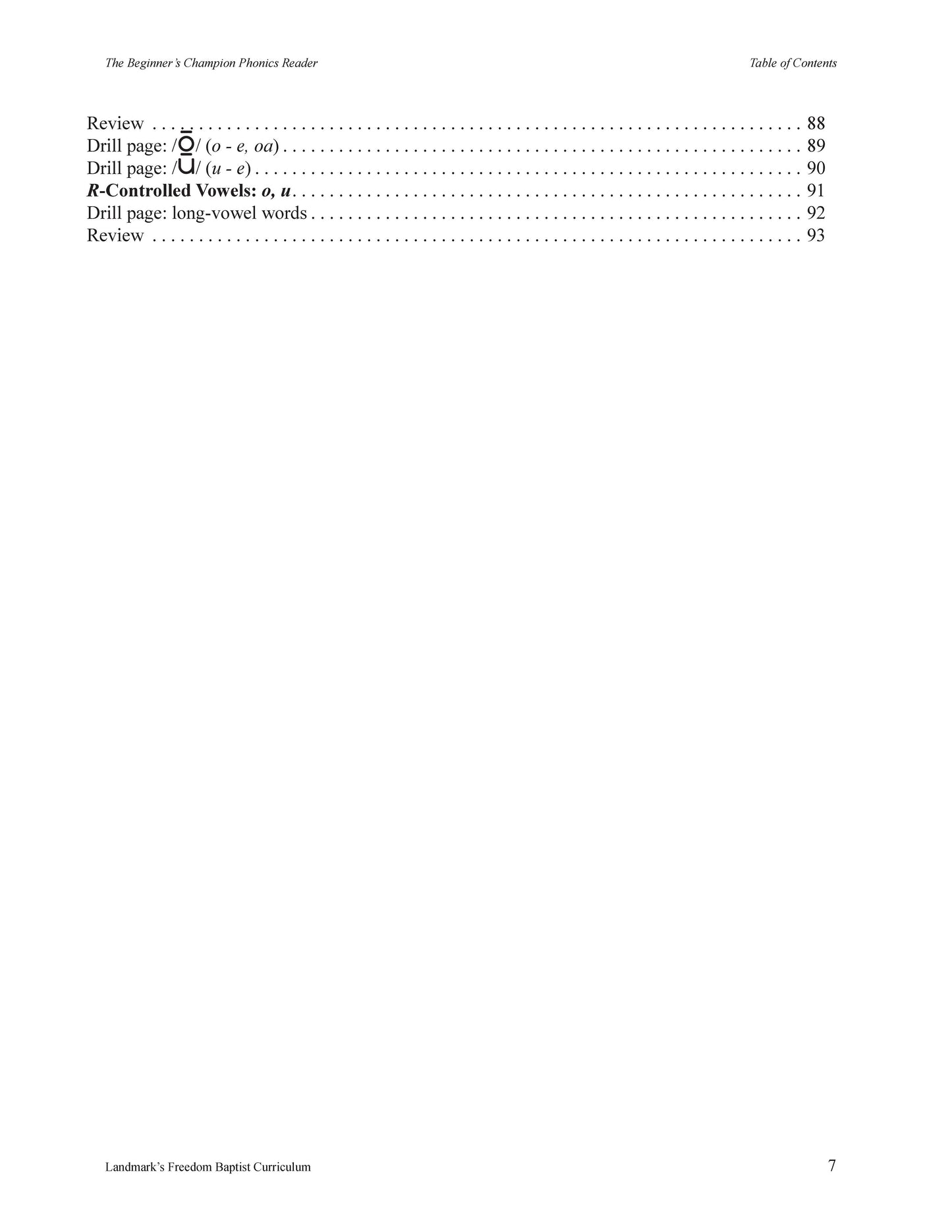 Beginner's Champion Phonics Reader