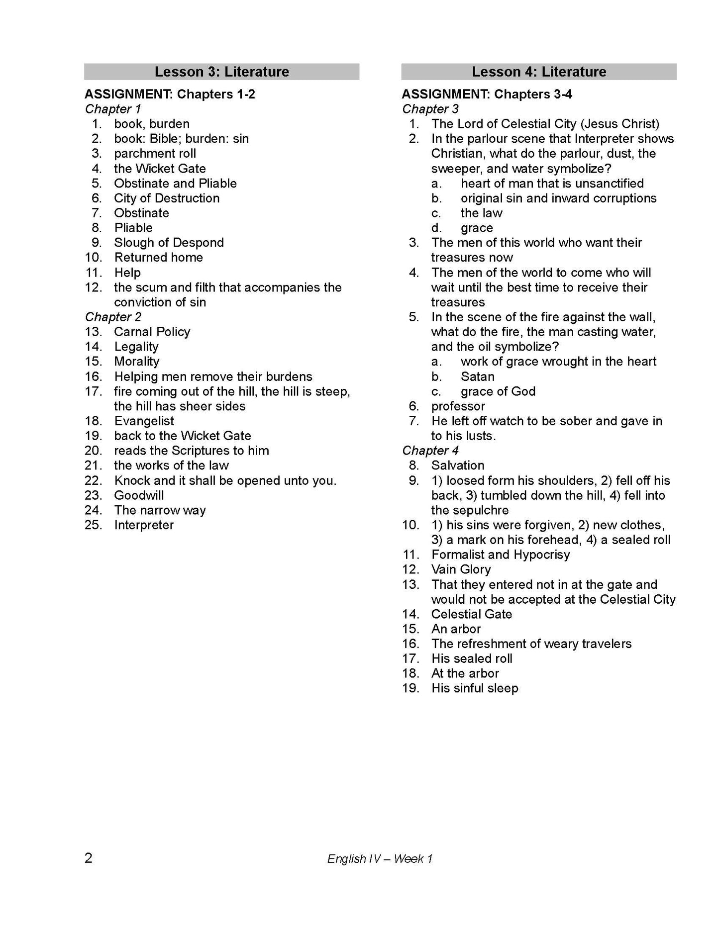 English Grade 12 - English Grammar and Composition IV