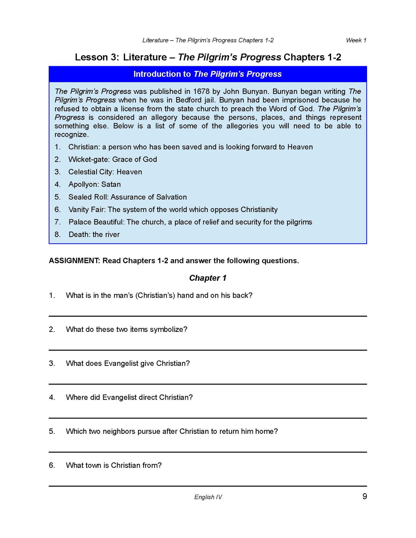 English Grade 12 - English Grammar and Composition IV