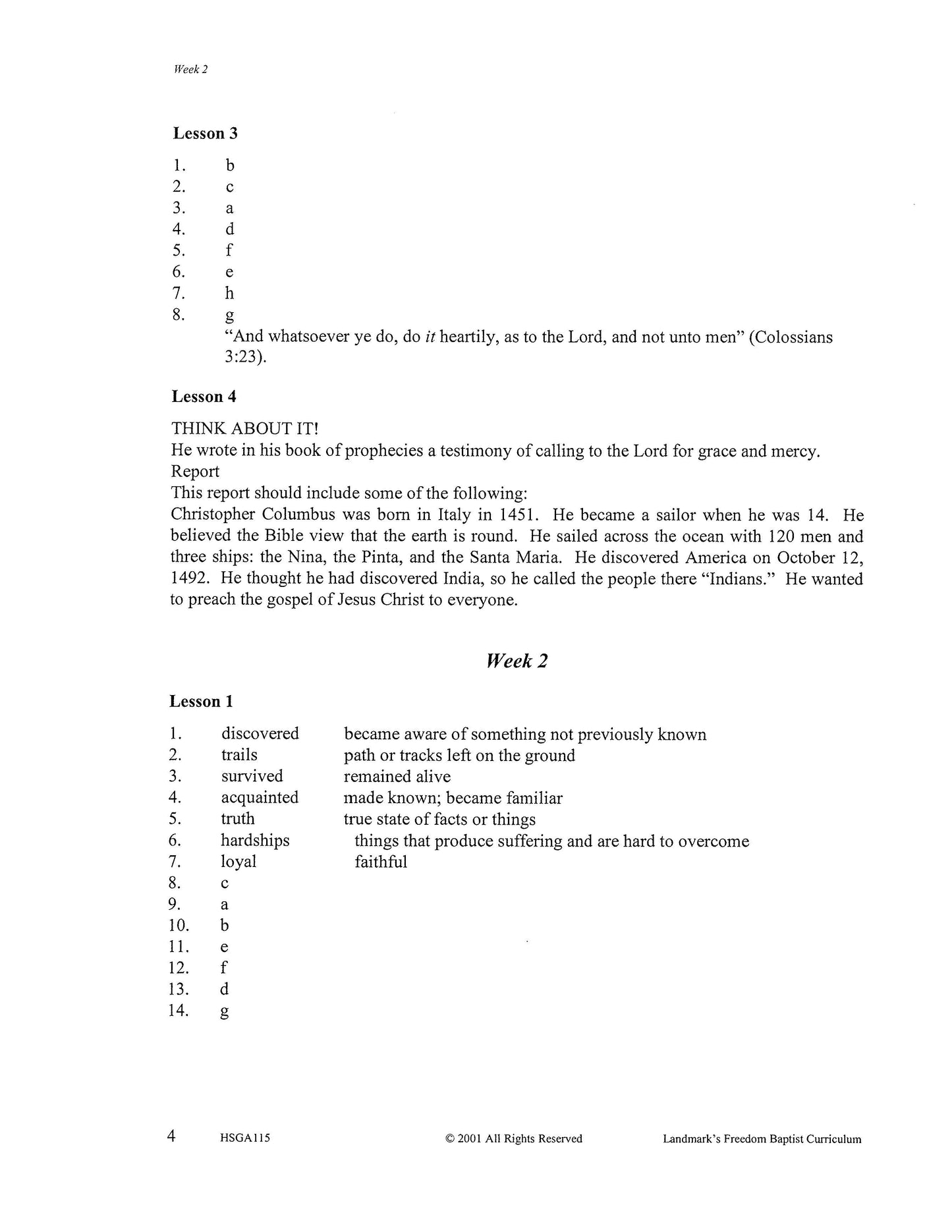 History Grade 03 - Great American Heroes