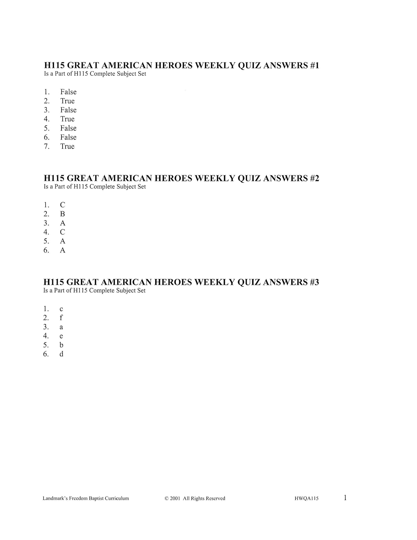 History Grade 03 - Great American Heroes