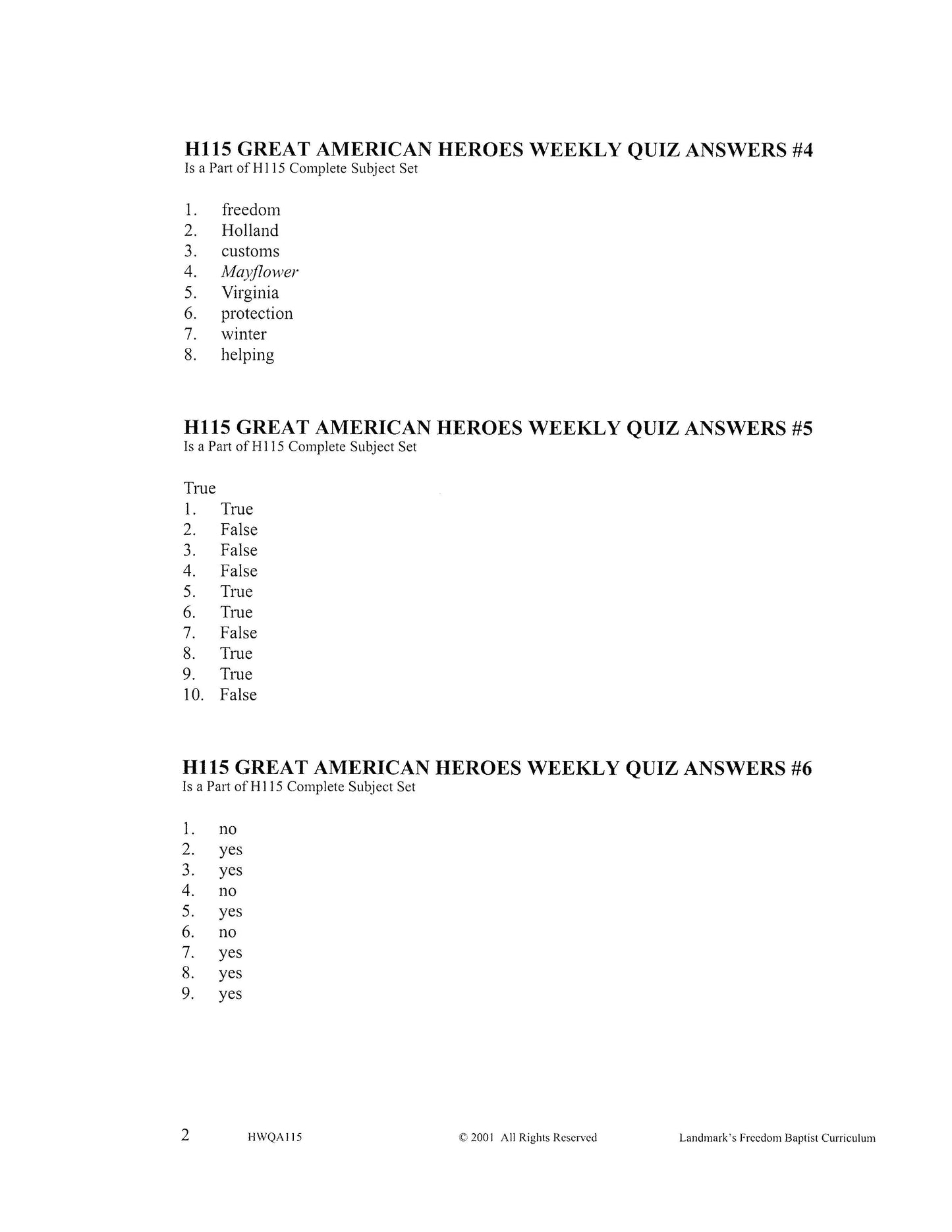 History Grade 03 - Great American Heroes