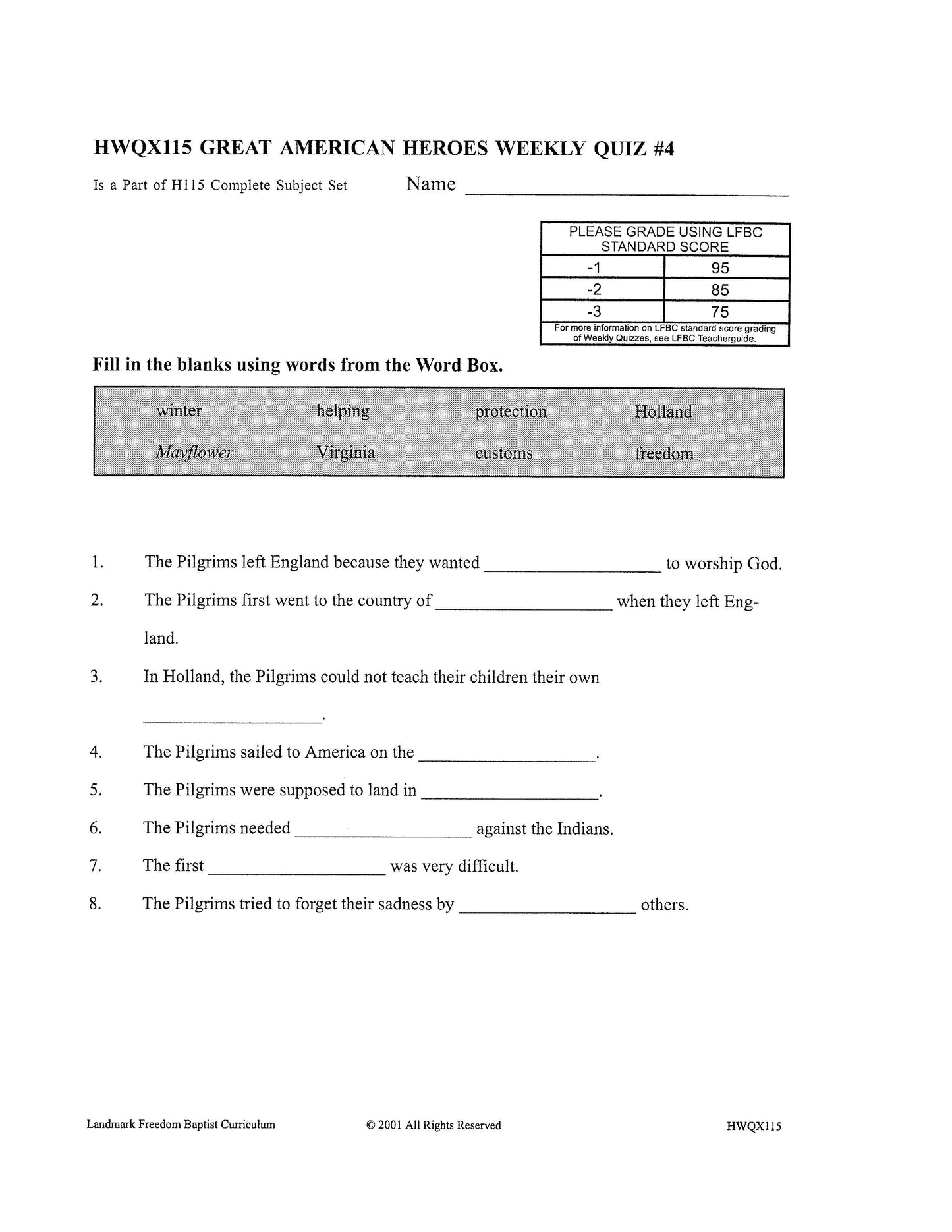 History Grade 03 - Great American Heroes