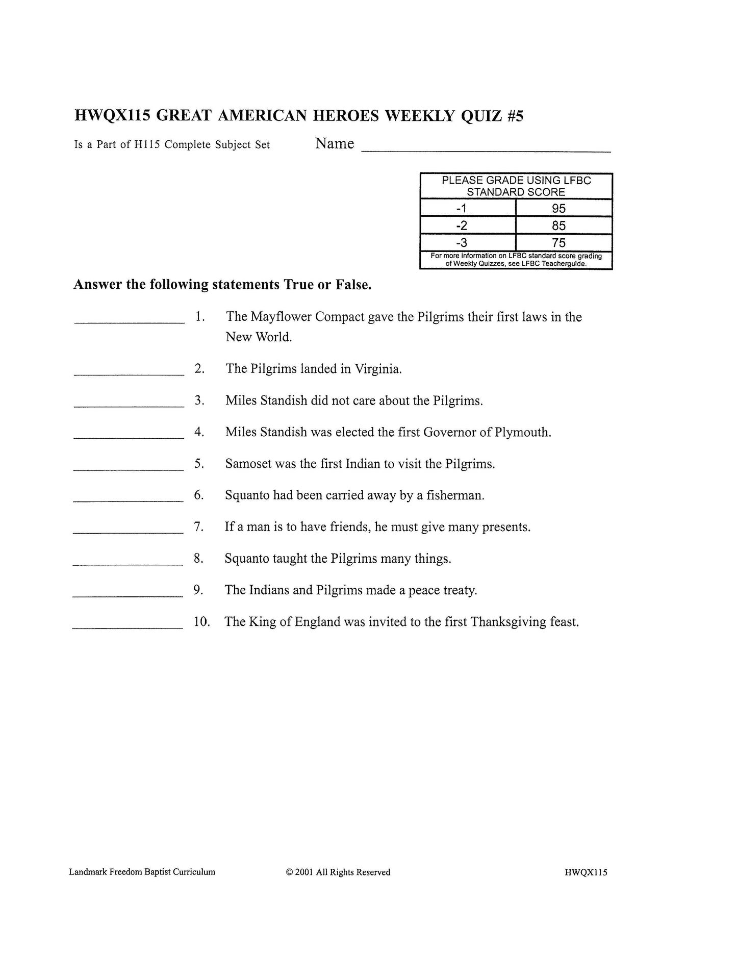 History Grade 03 - Great American Heroes