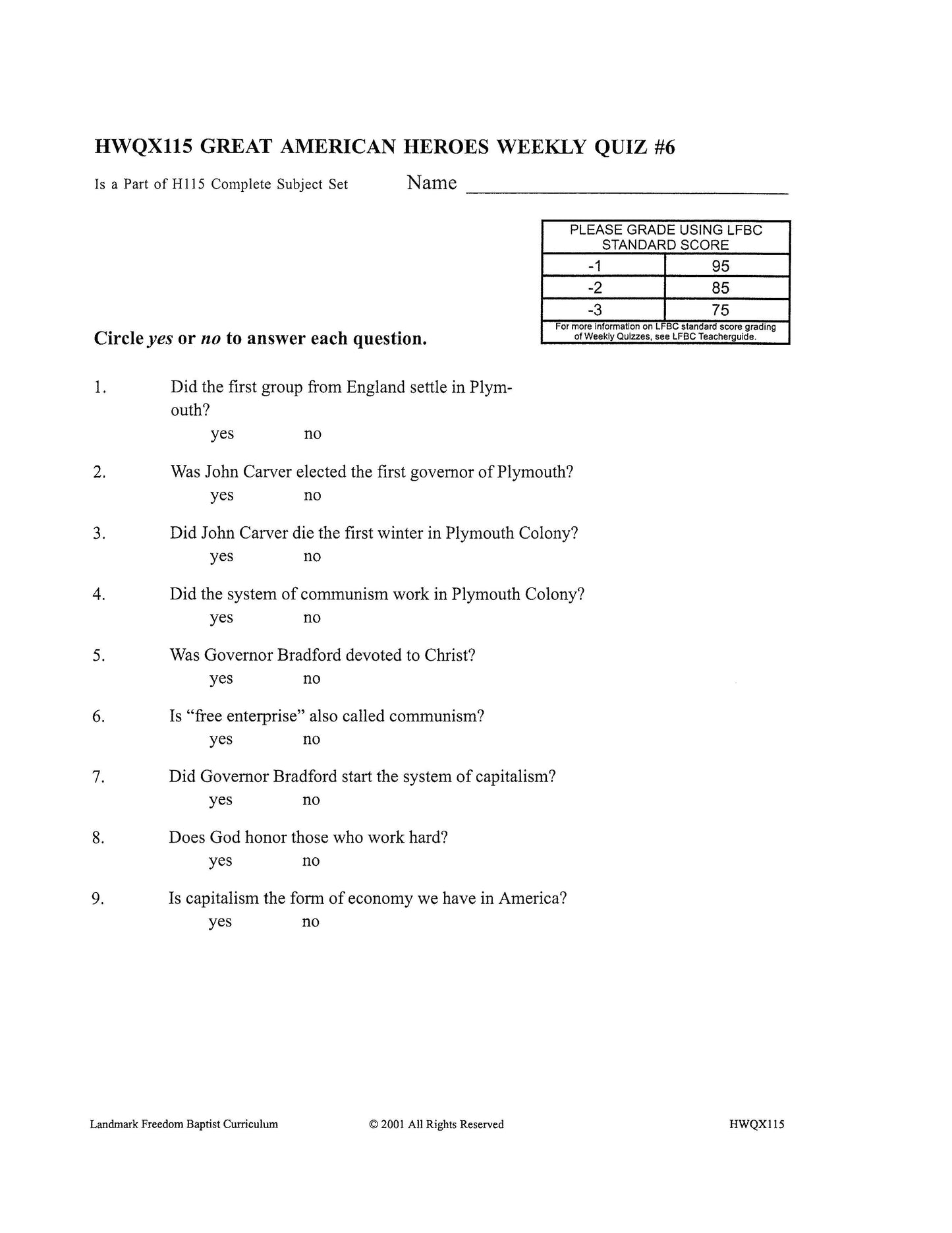History Grade 03 - Great American Heroes