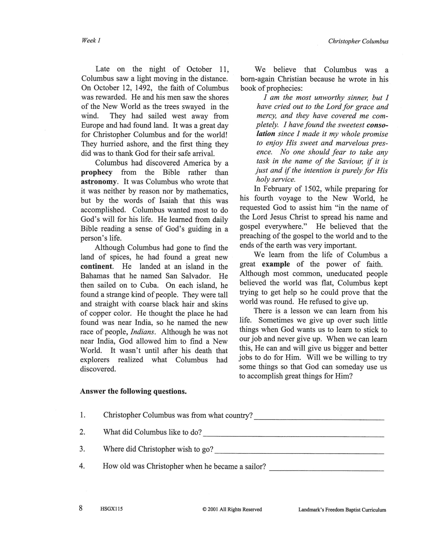 History Grade 03 - Great American Heroes