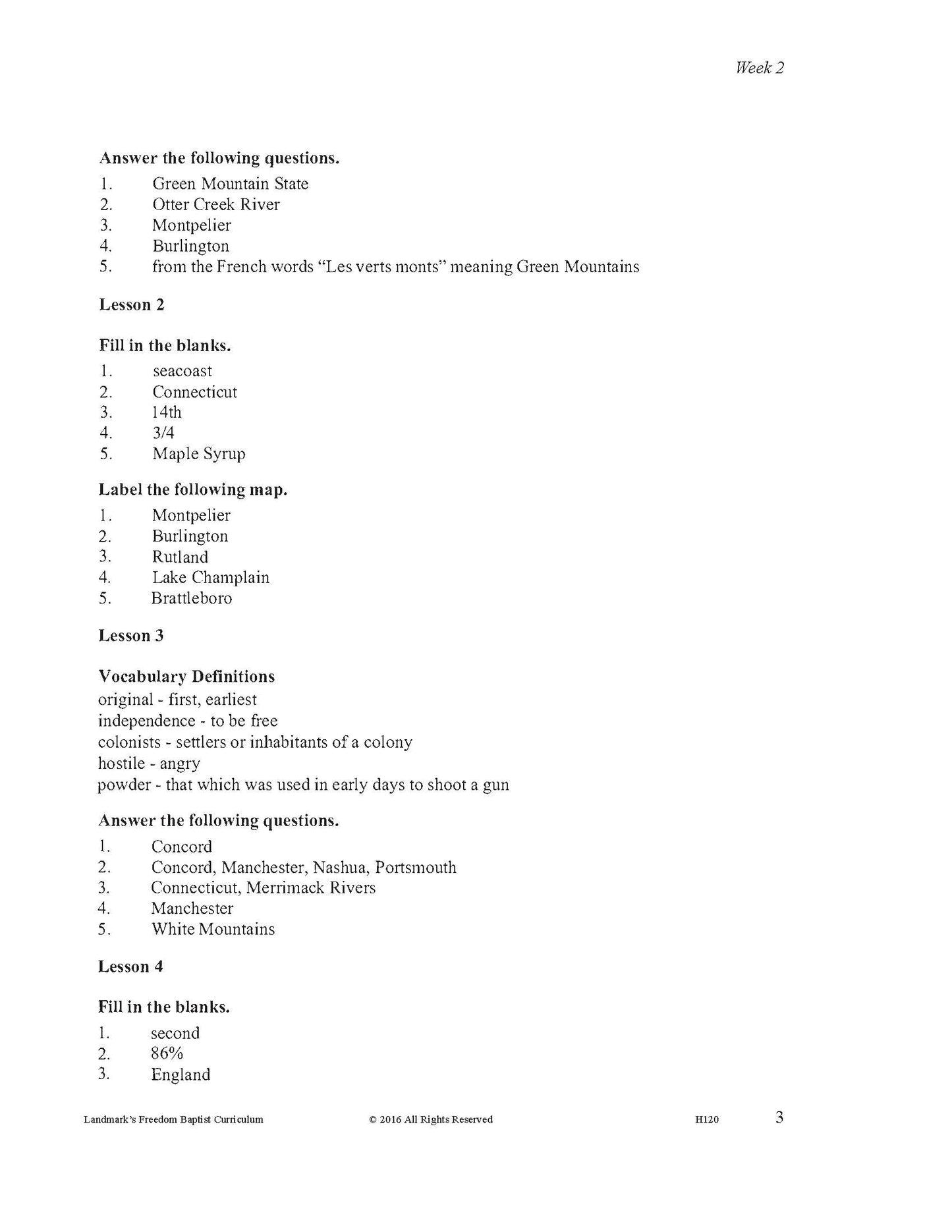 History Grade 04 - Our Fifty United States