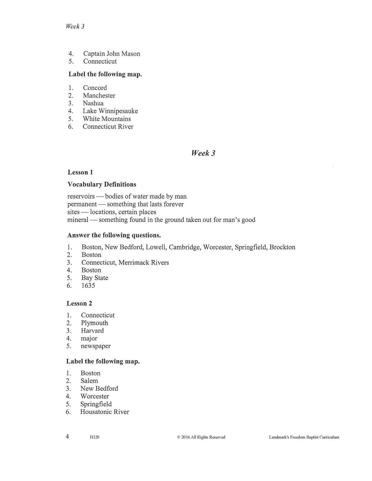 History Grade 04 - Our Fifty United States