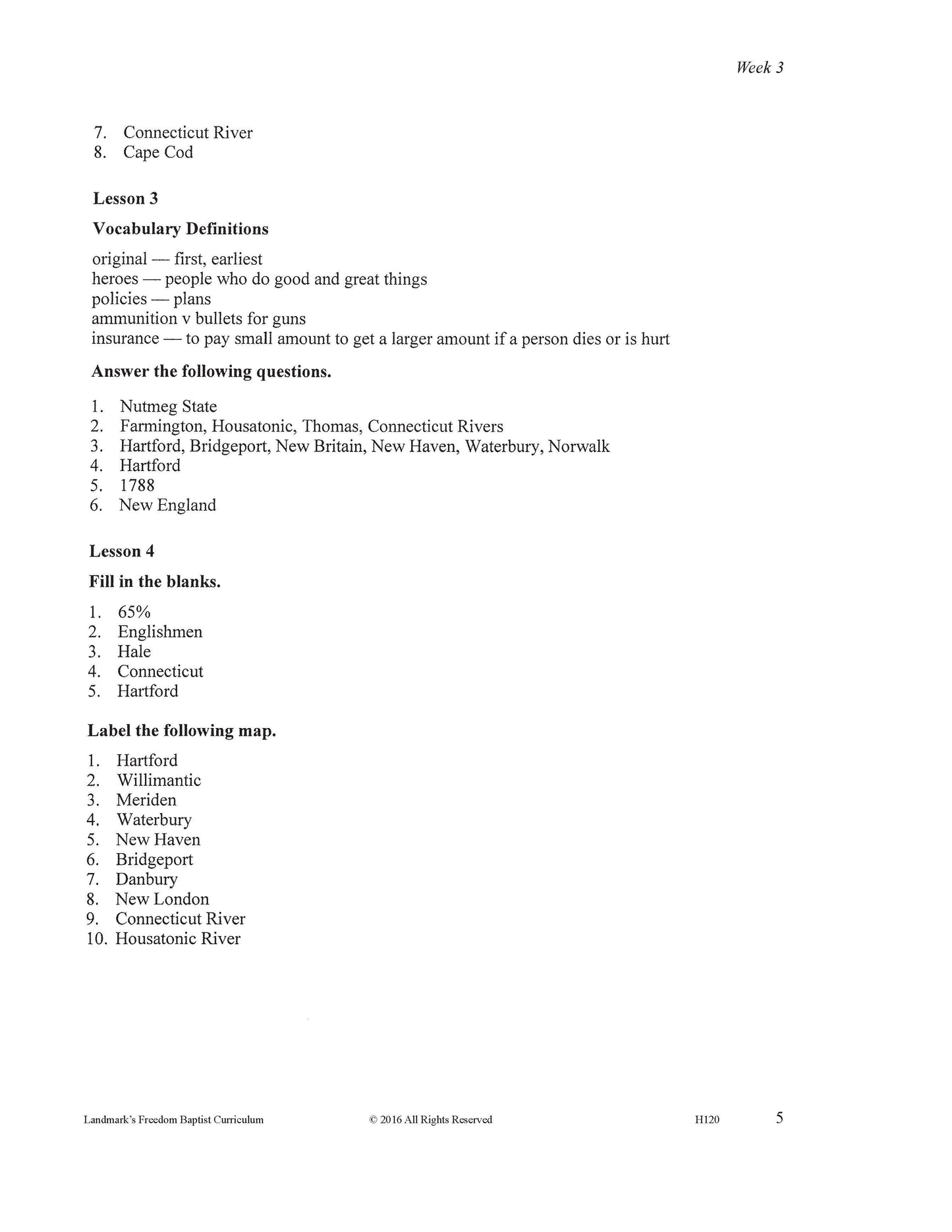 History Grade 04 - Our Fifty United States