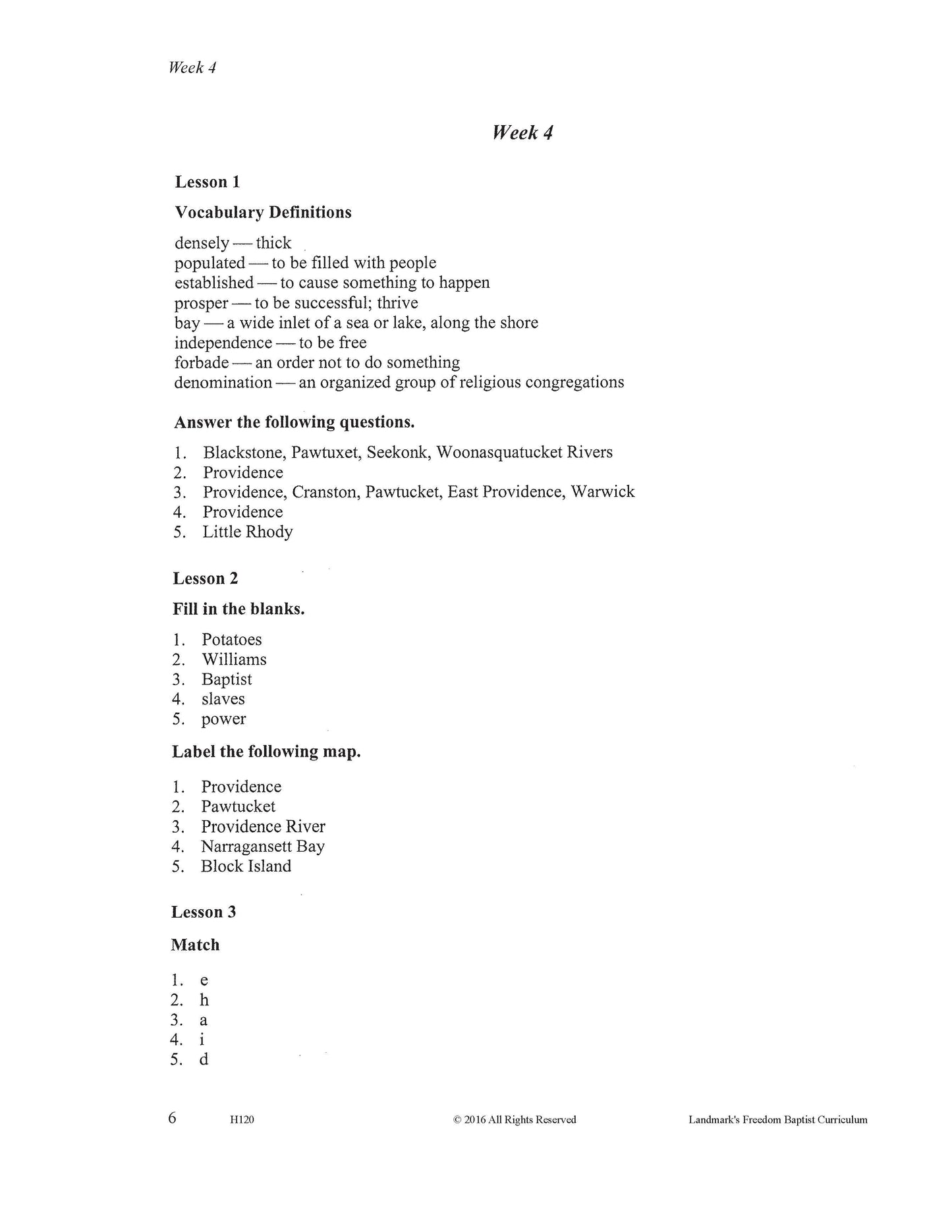 History Grade 04 - Our Fifty United States