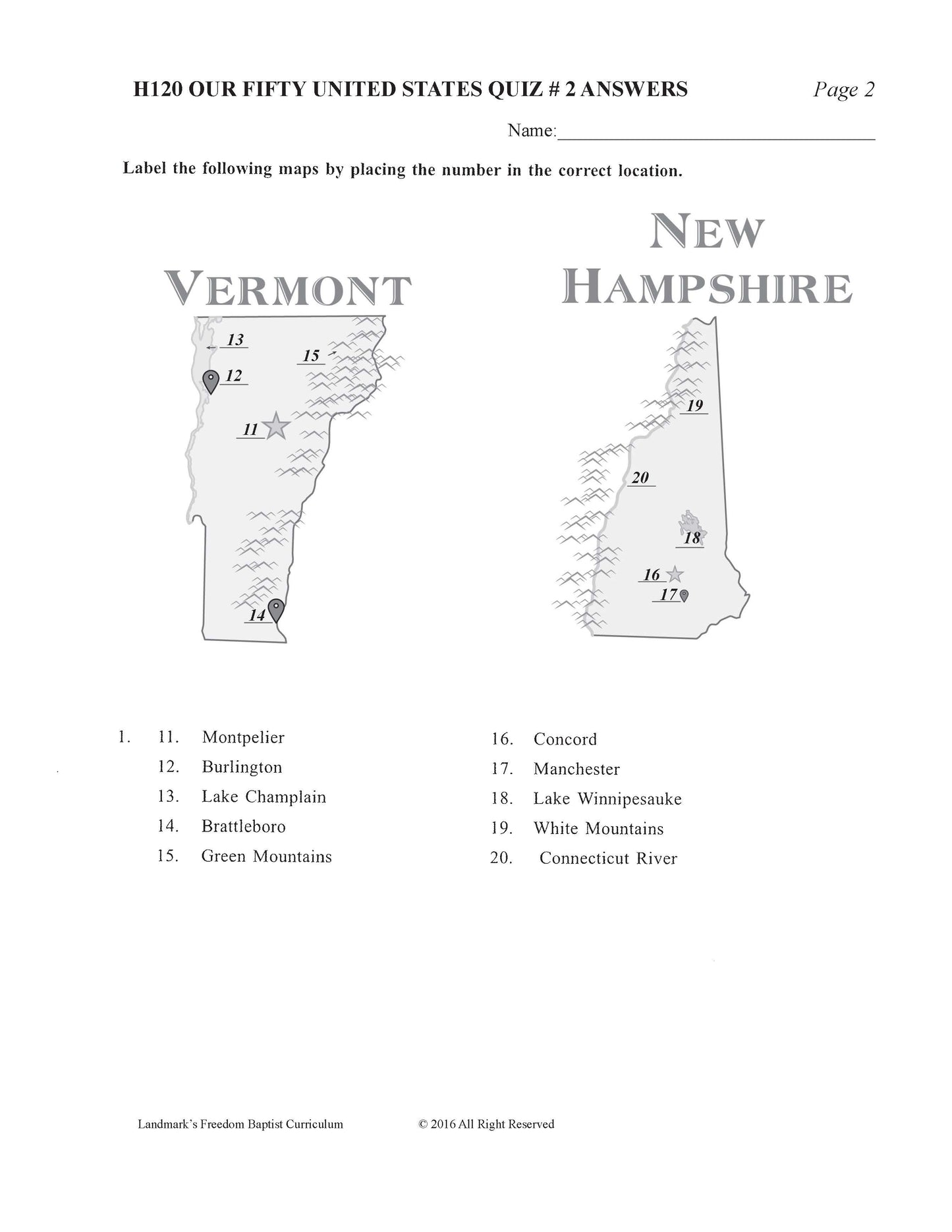 History Grade 04 - Our Fifty United States