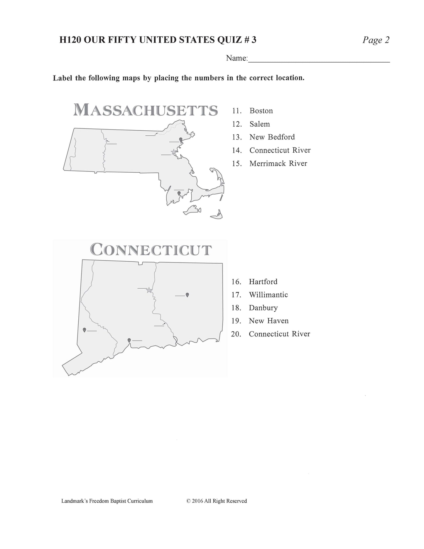 History Grade 04 - Our Fifty United States