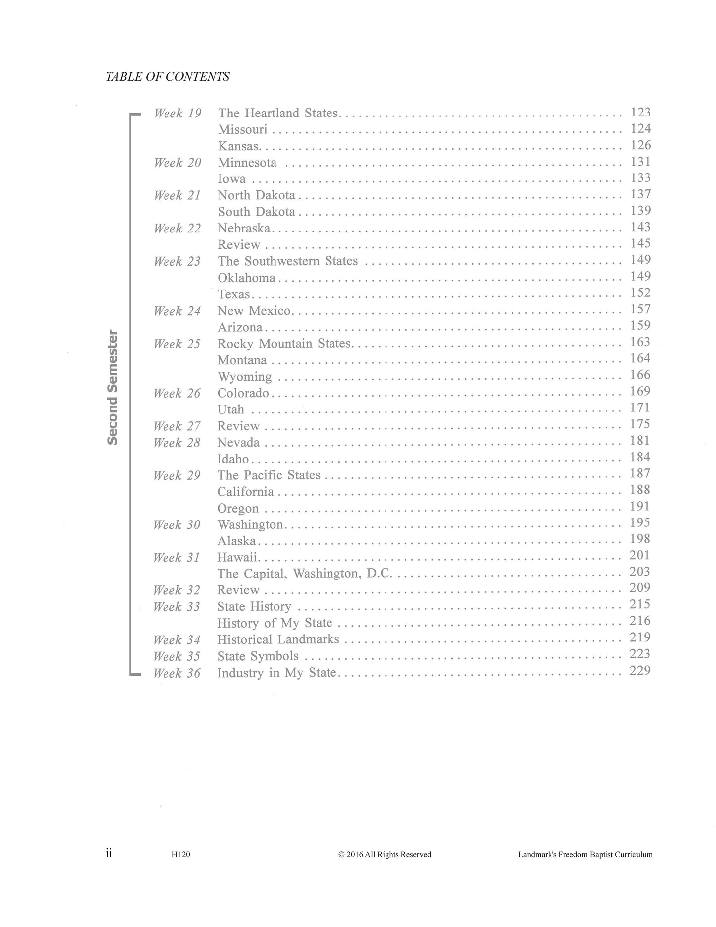 History Grade 04 - Our Fifty United States