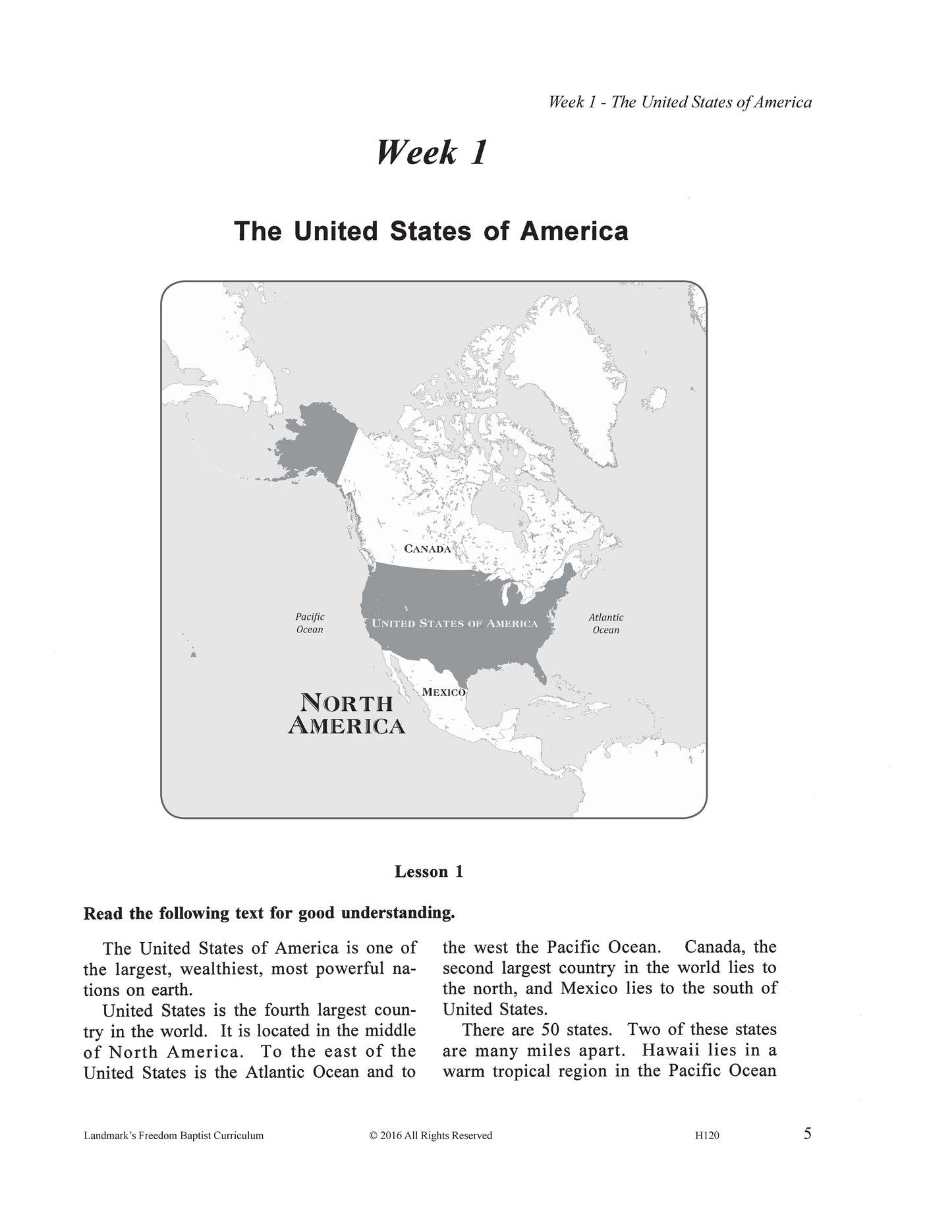 History Grade 04 - Our Fifty United States