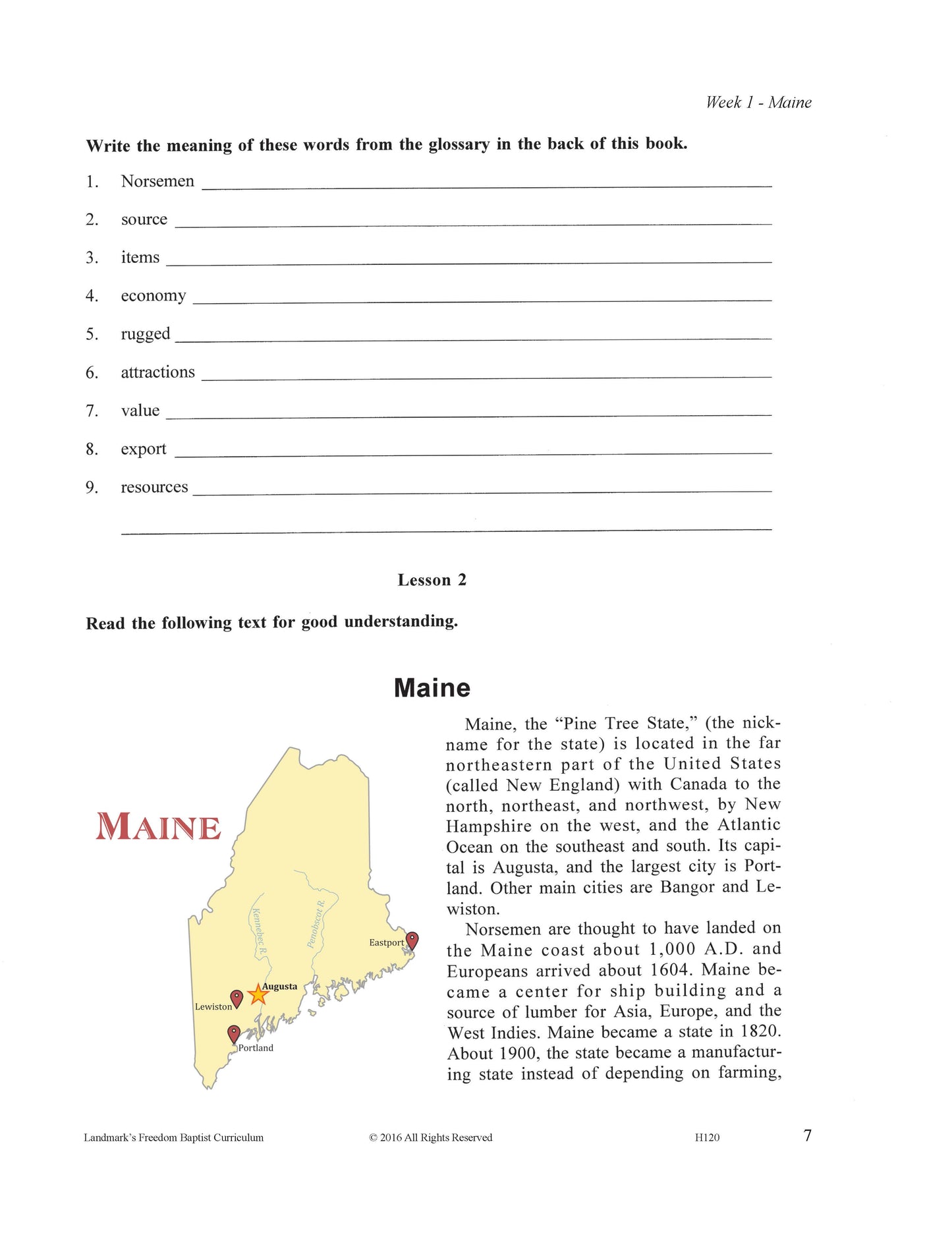 History Grade 04 - Our Fifty United States