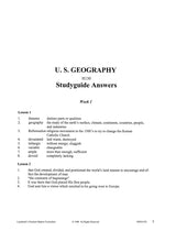 Load image into Gallery viewer, History Grade 06 - U.S. Geography
