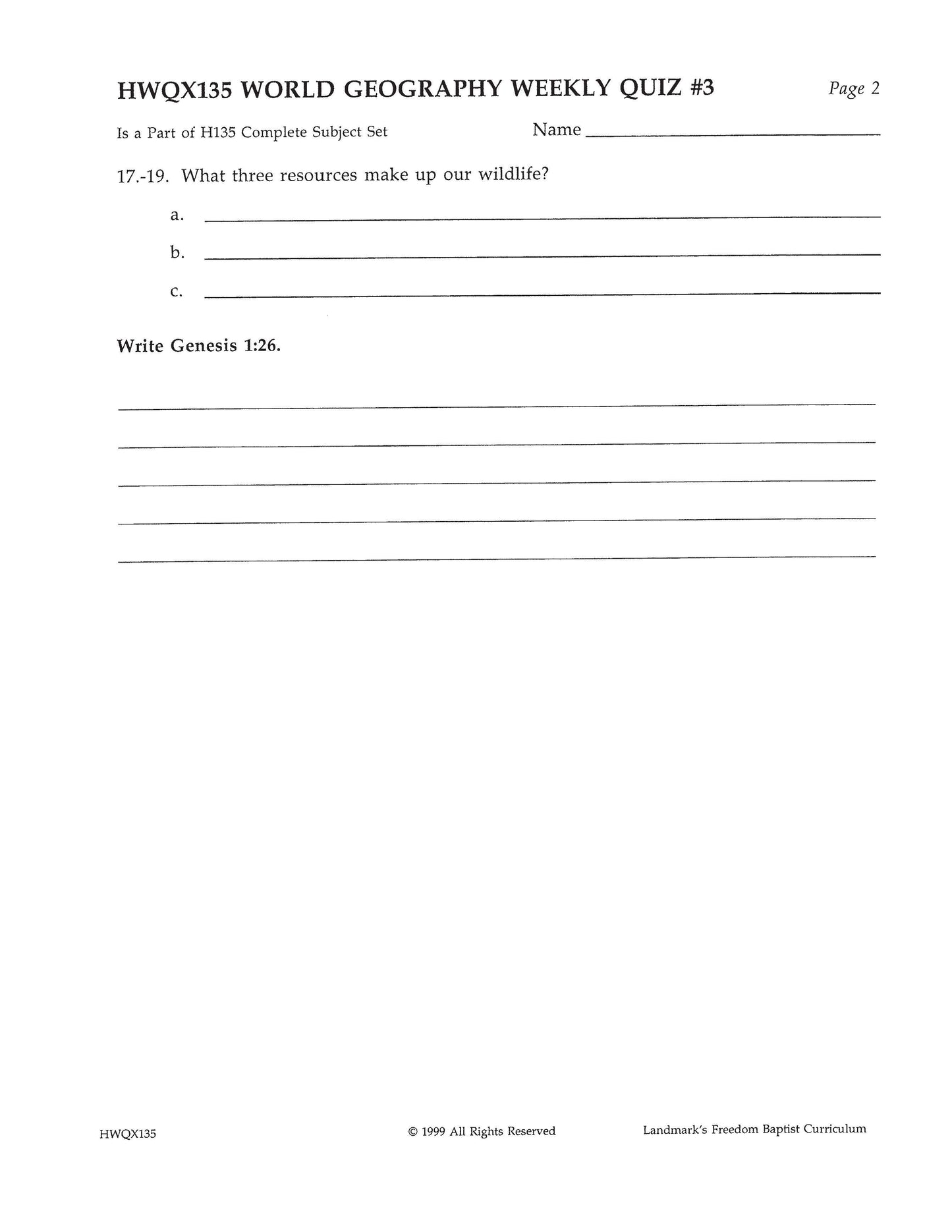 History Grade 07 - World Geography