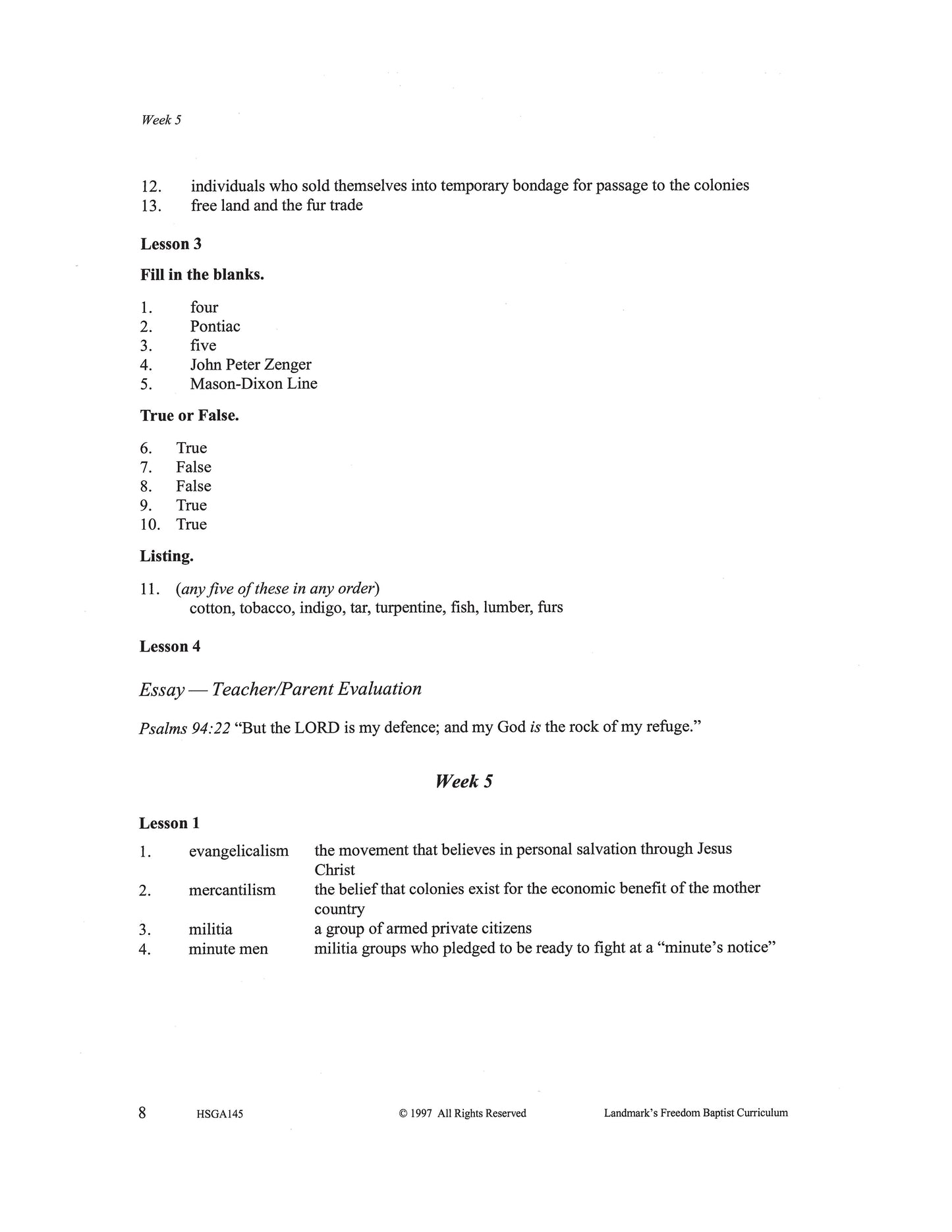 History Grade 09 - U.S. History