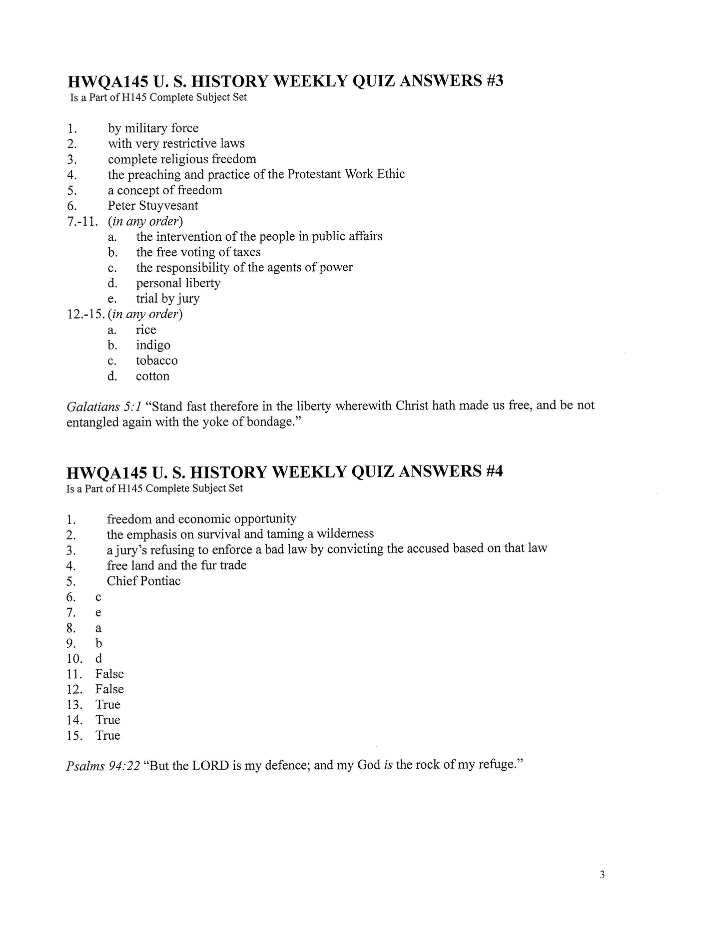 History Grade 09 - U.S. History