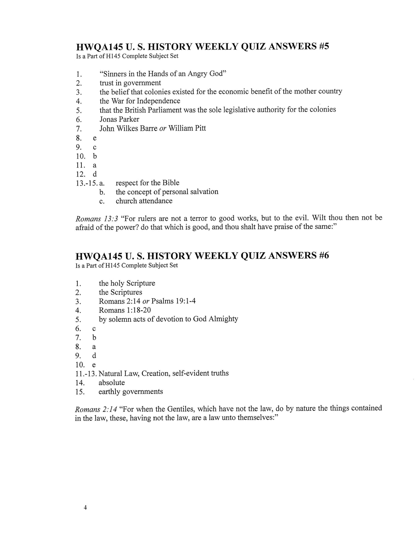 History Grade 09 - U.S. History