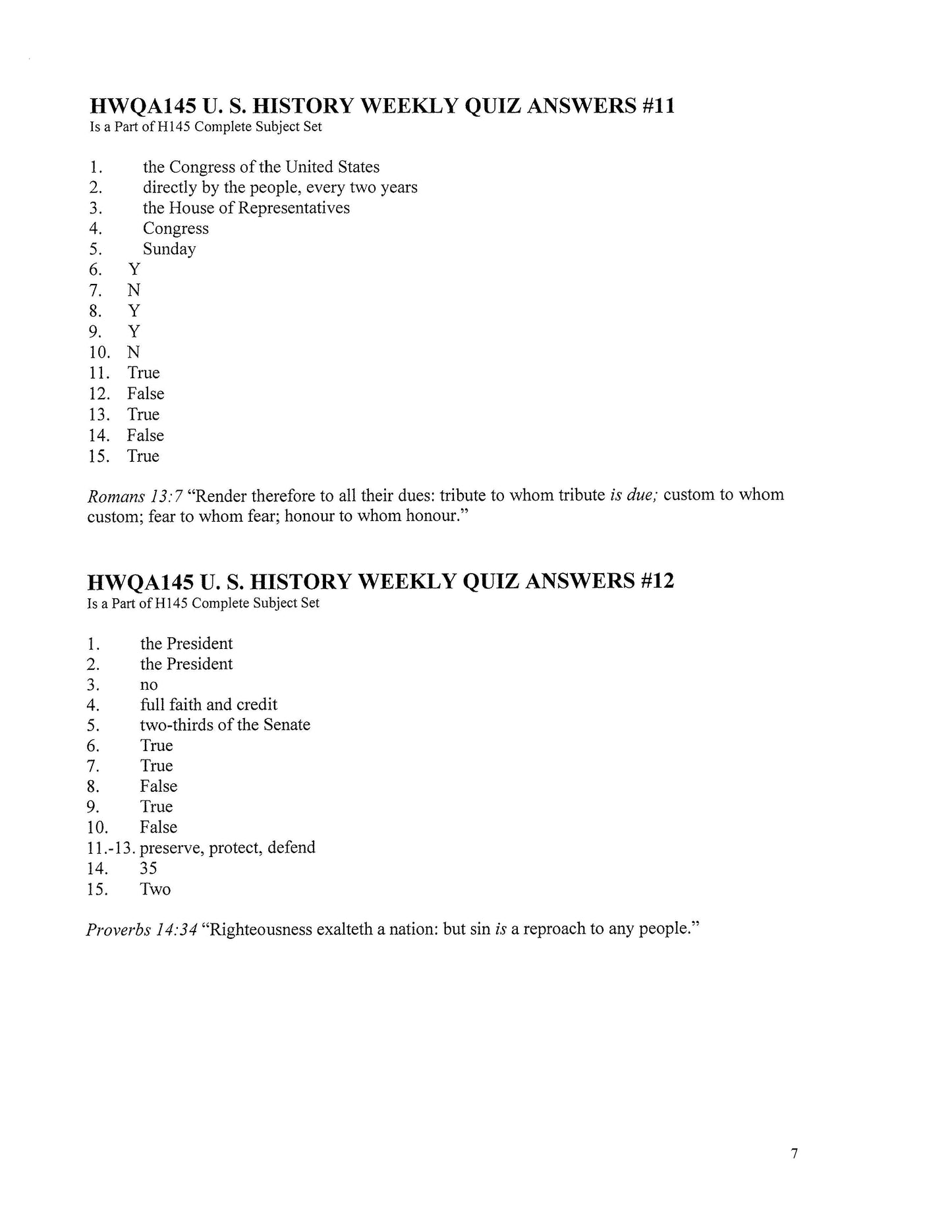 History Grade 09 - U.S. History