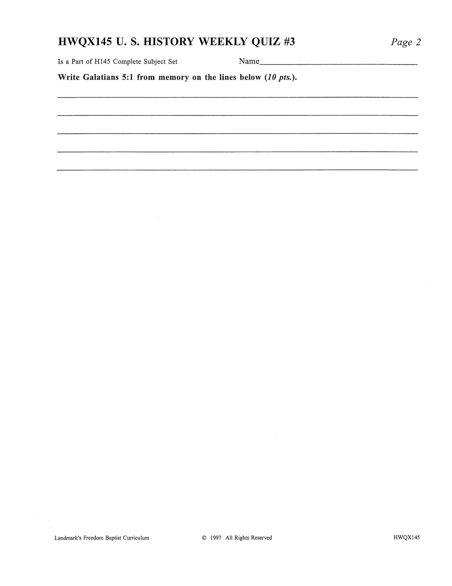 History Grade 09 - U.S. History