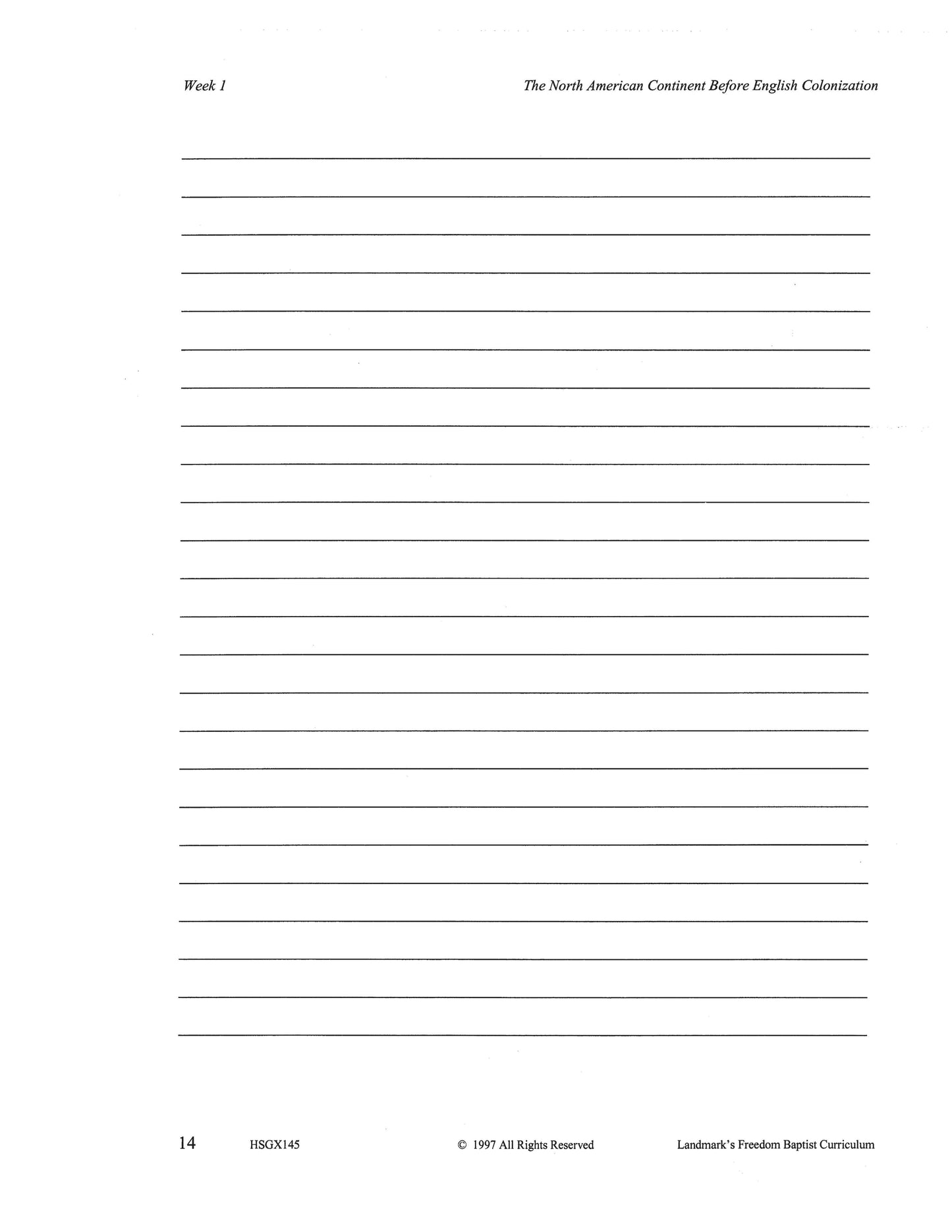 History Grade 09 - U.S. History