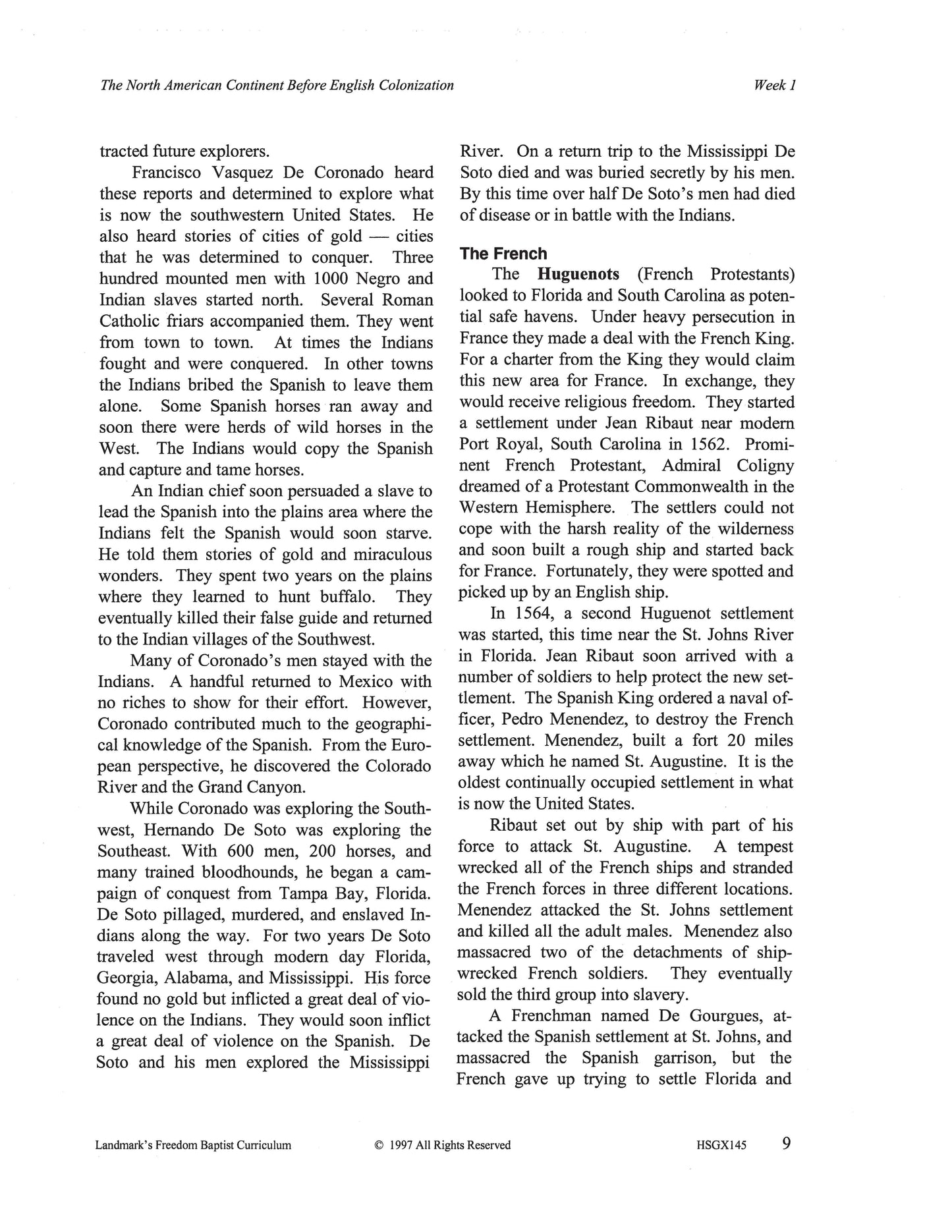 History Grade 09 - U.S. History