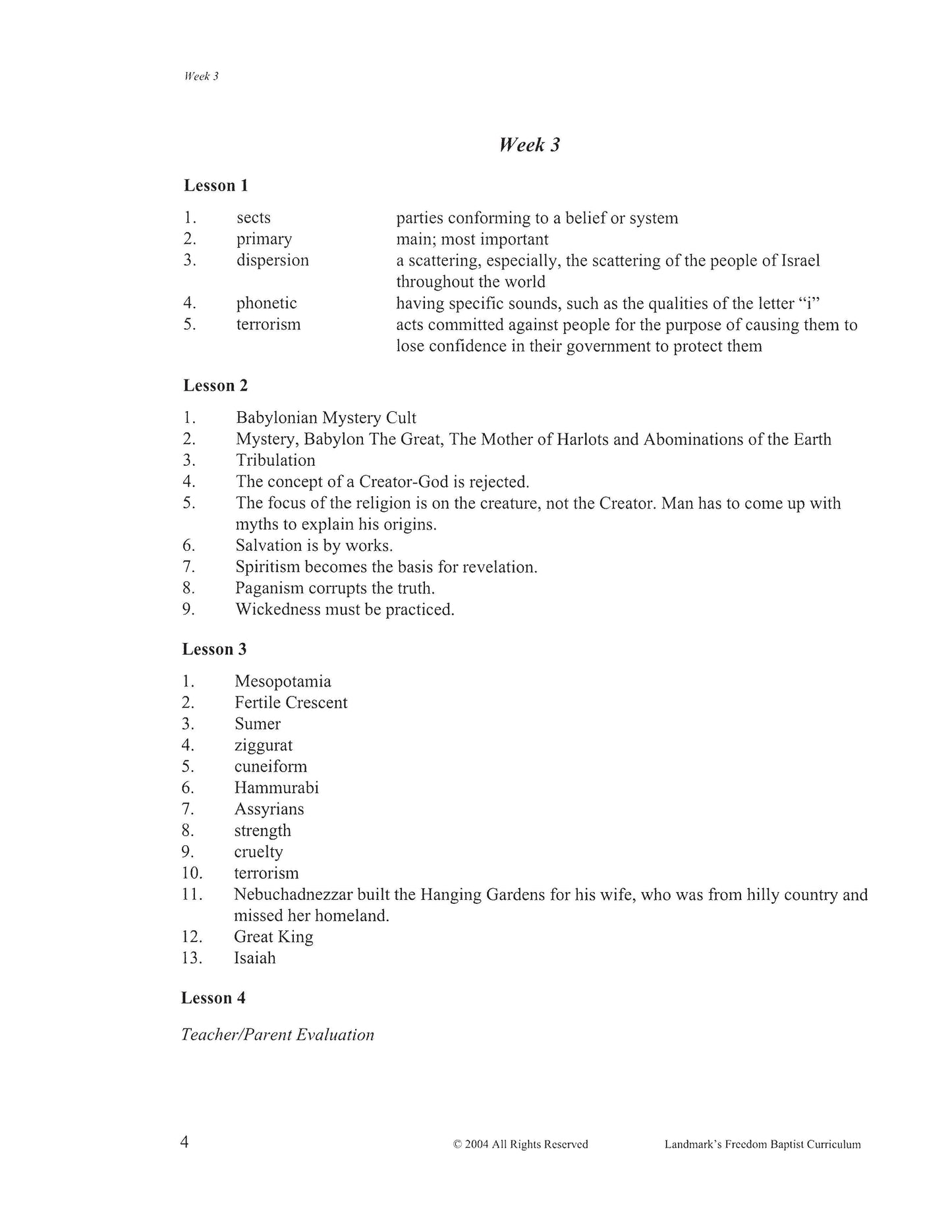 History Grade 10 - World History