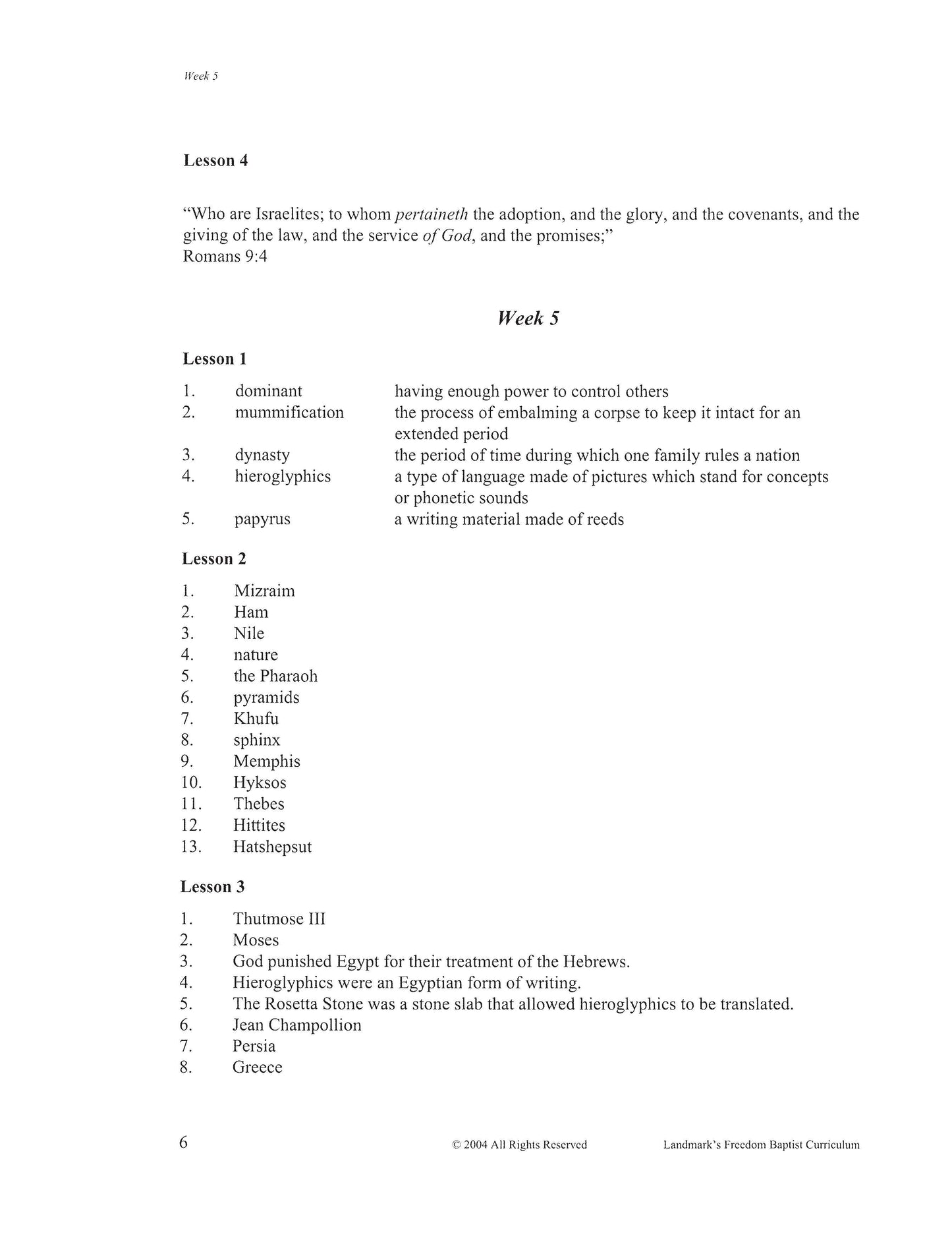 History Grade 10 - World History